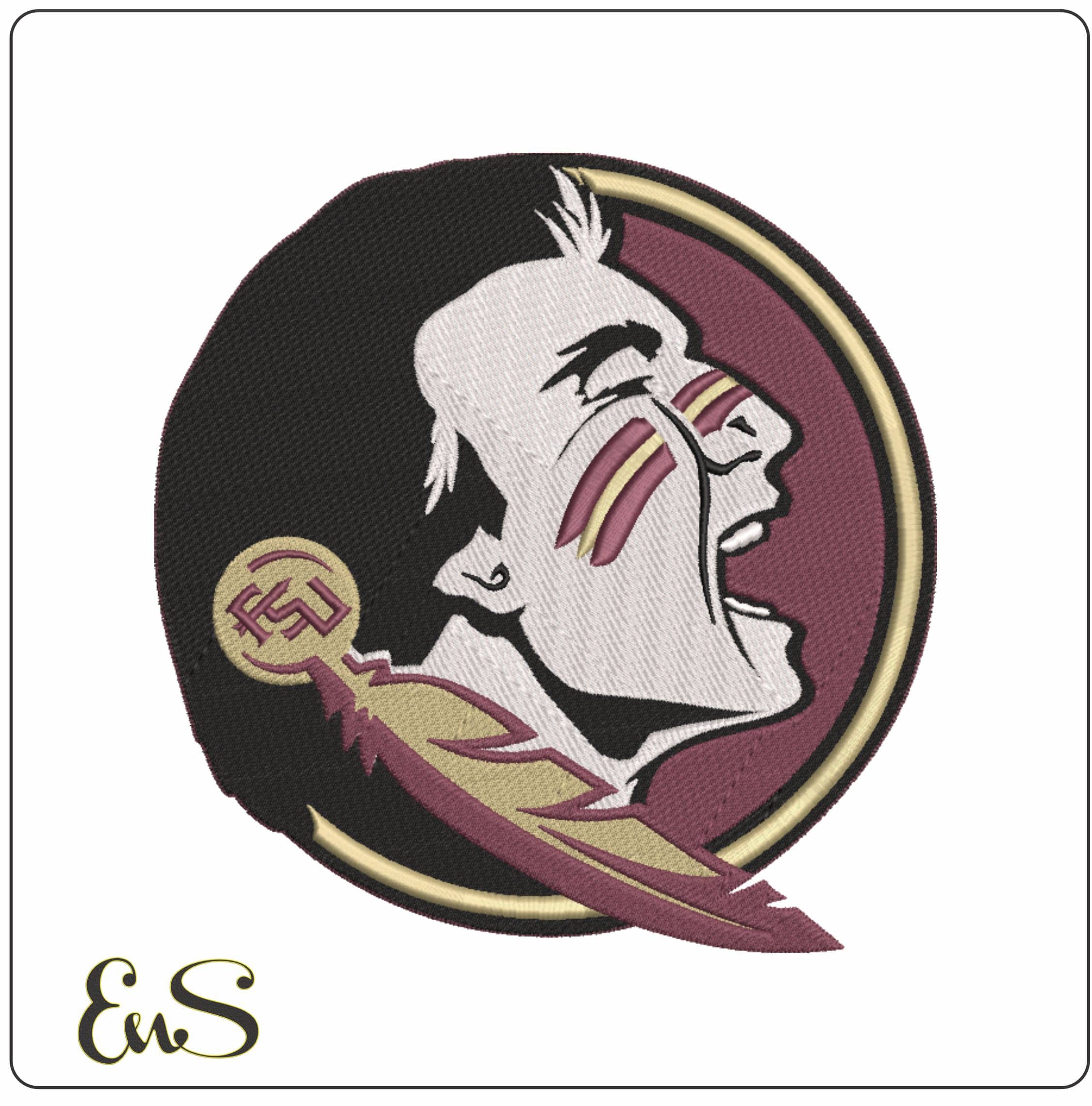 Florida State Seminoles 1976 Logo Embroidery Design