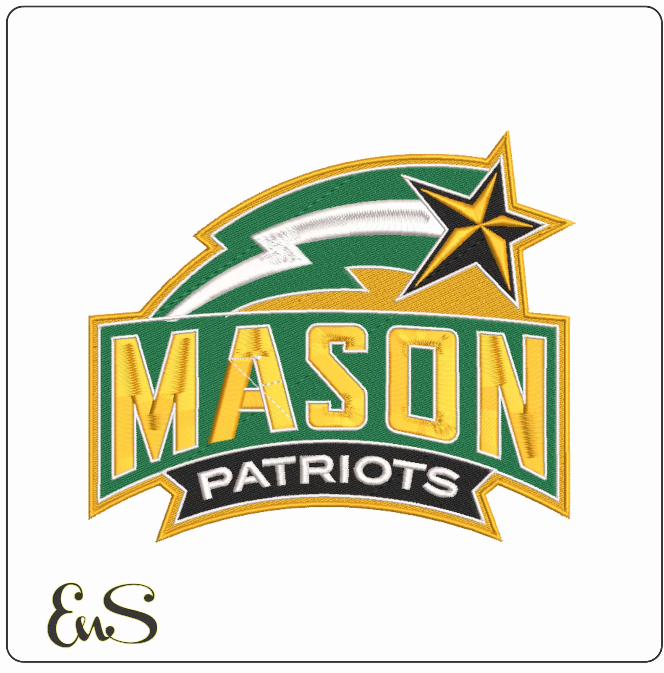 George Mason Patriots 2004-2024 Logo Embroidery Design