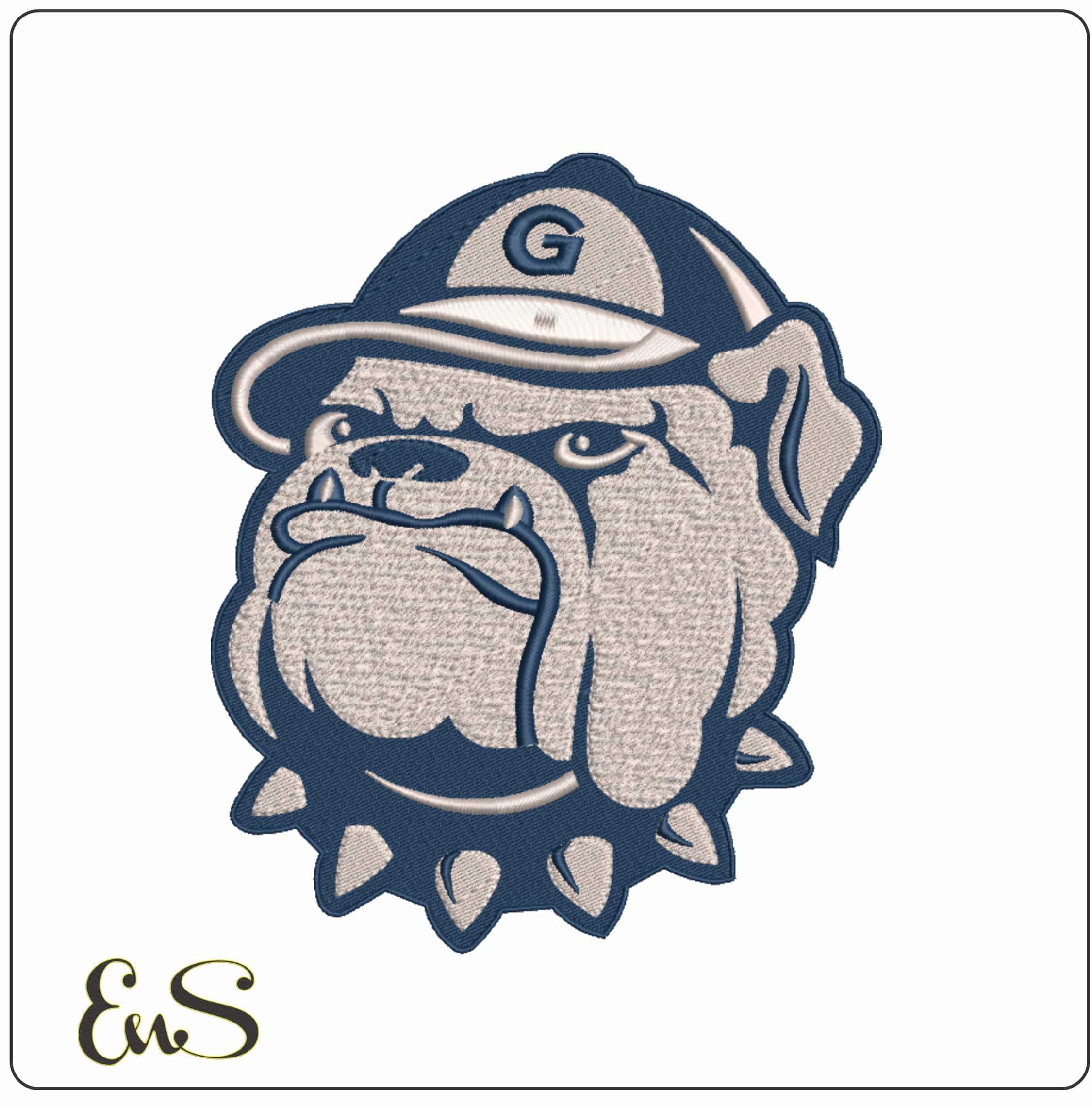 Georgetown Hoyas Alternative Georgetown University - Elegant embroidery design file-instant download