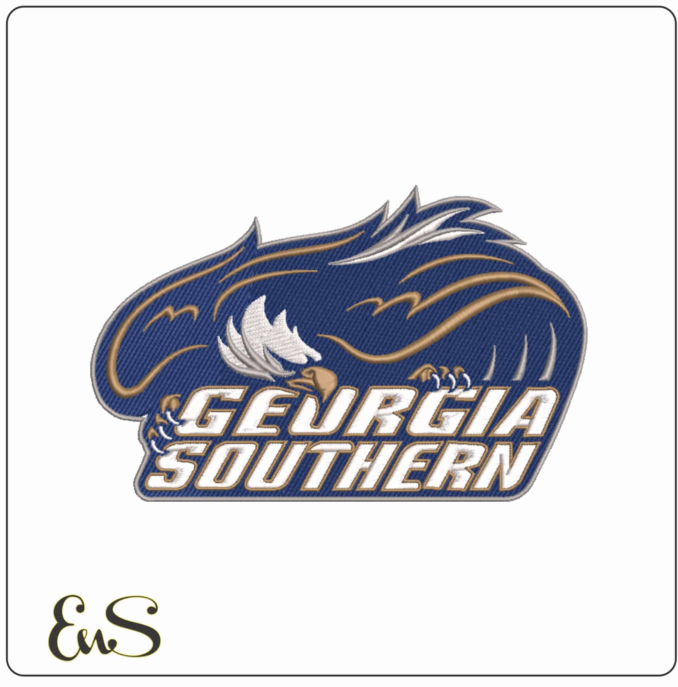 Georgia Southern Eagles 1999 2010  University - Elegant embroidery design file-instant download