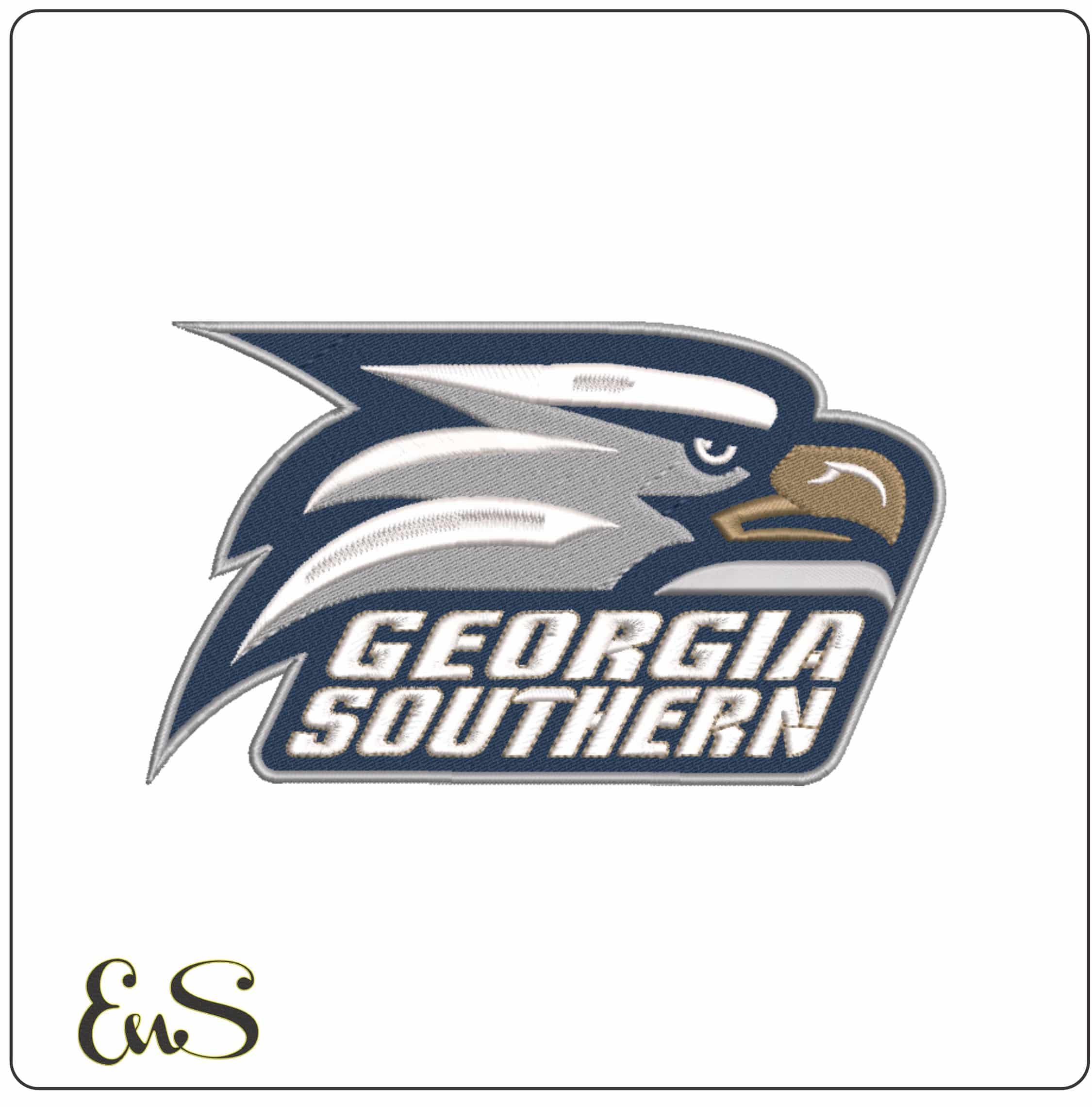Georgia Southern Eagles 2010  University - Elegant embroidery design file-instant download