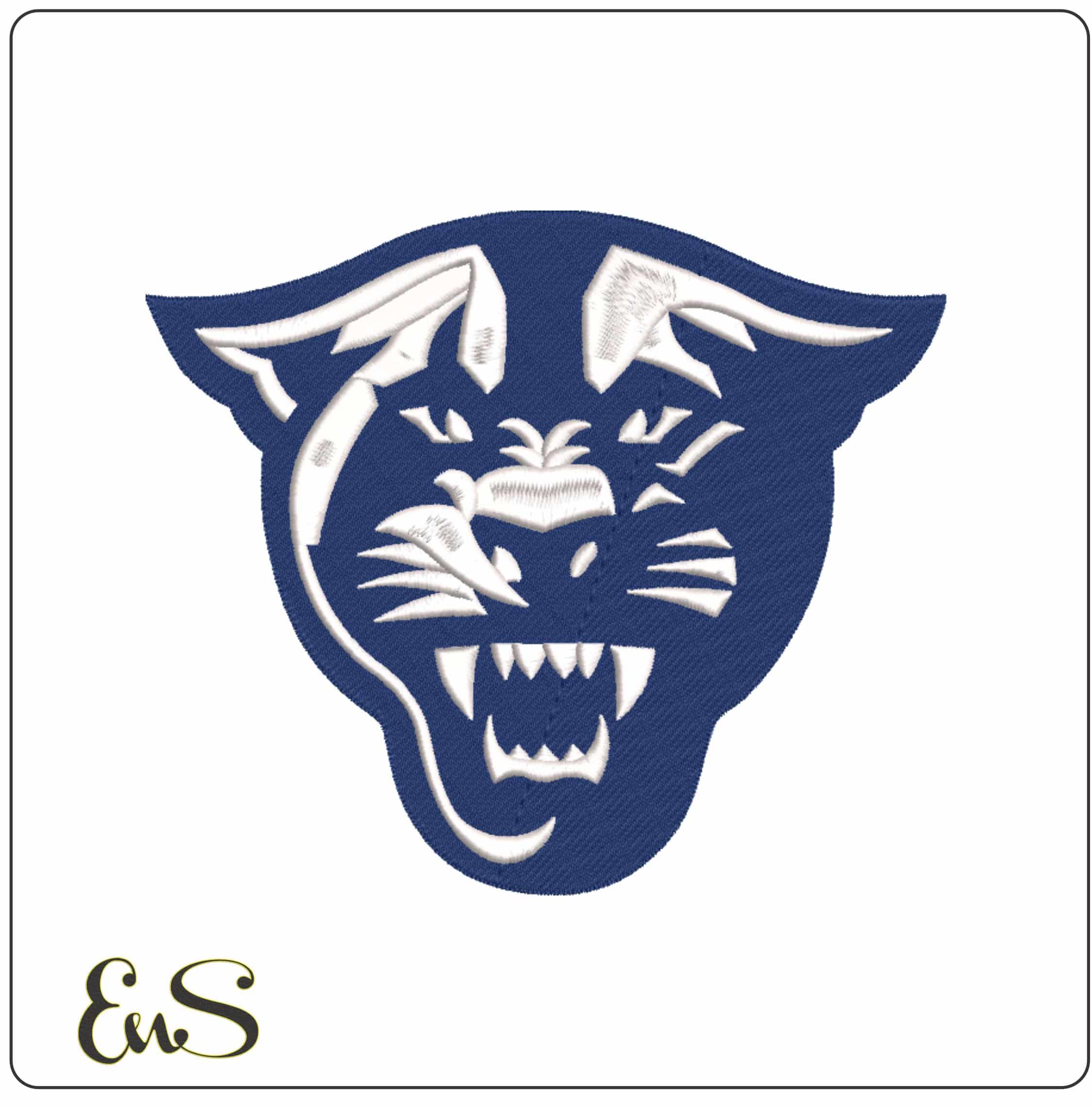 Georgia State Panthers Panther Head Alternate Logo Embroidery Design