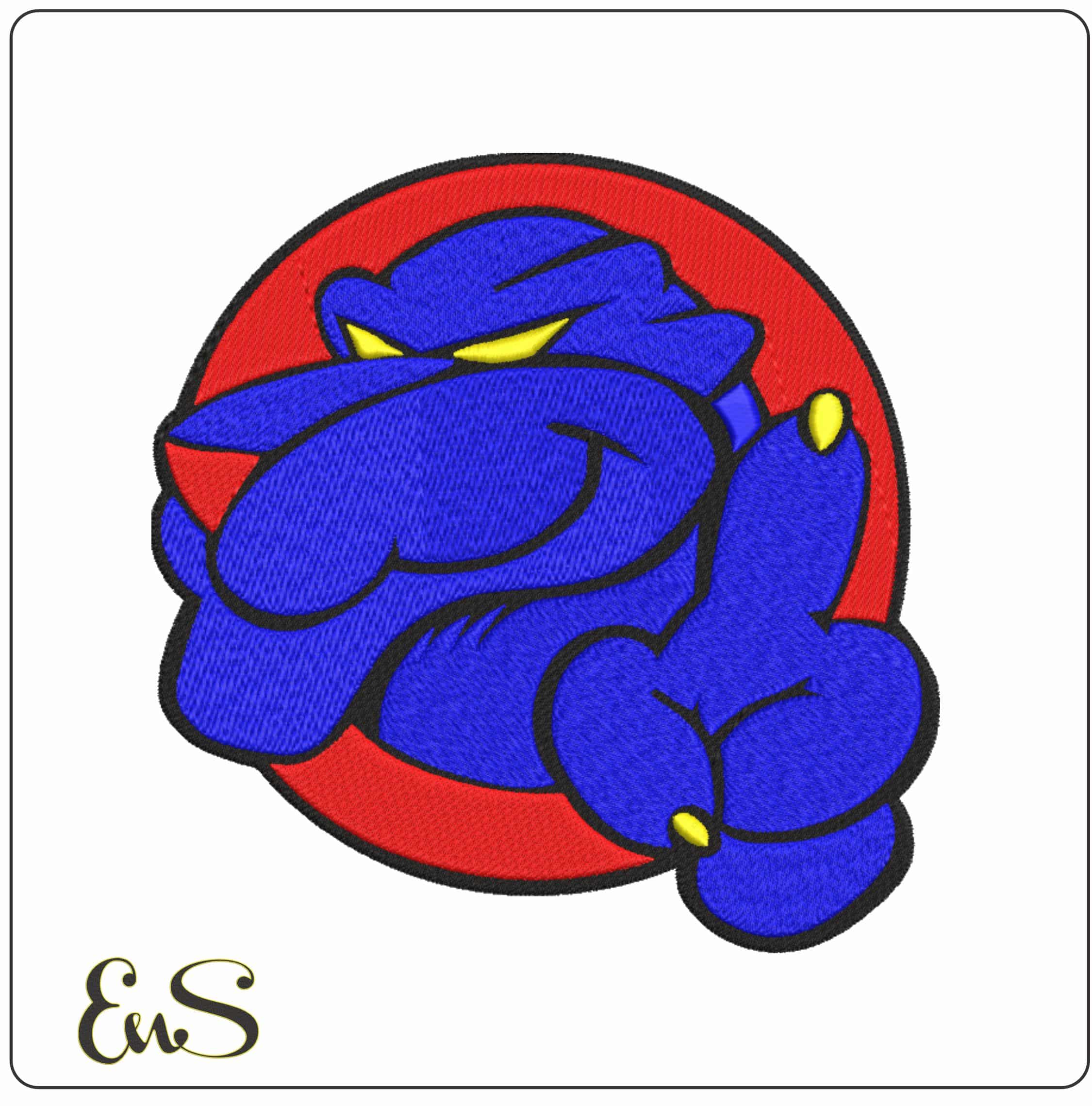 Georgia State Panthers 1994-2002 Panther Logo Embroidery Design