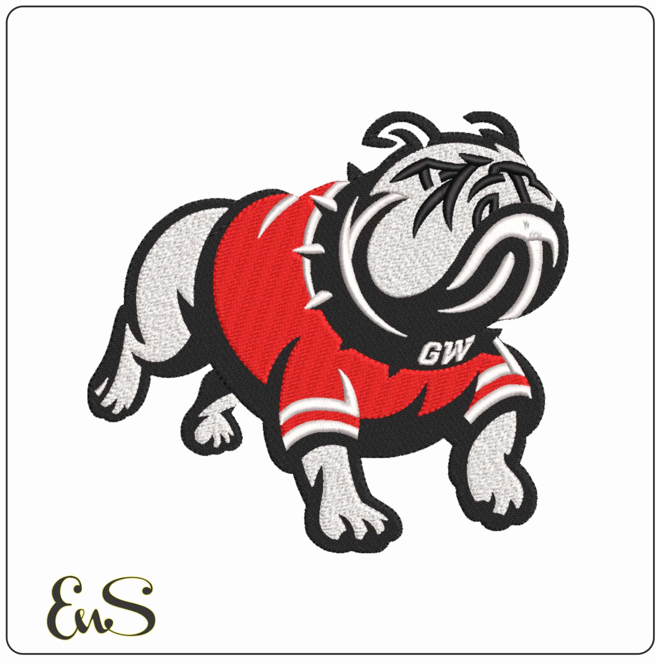 Gardner-Webb Runnin Bulldogs 2022 Logo Embroidery Design