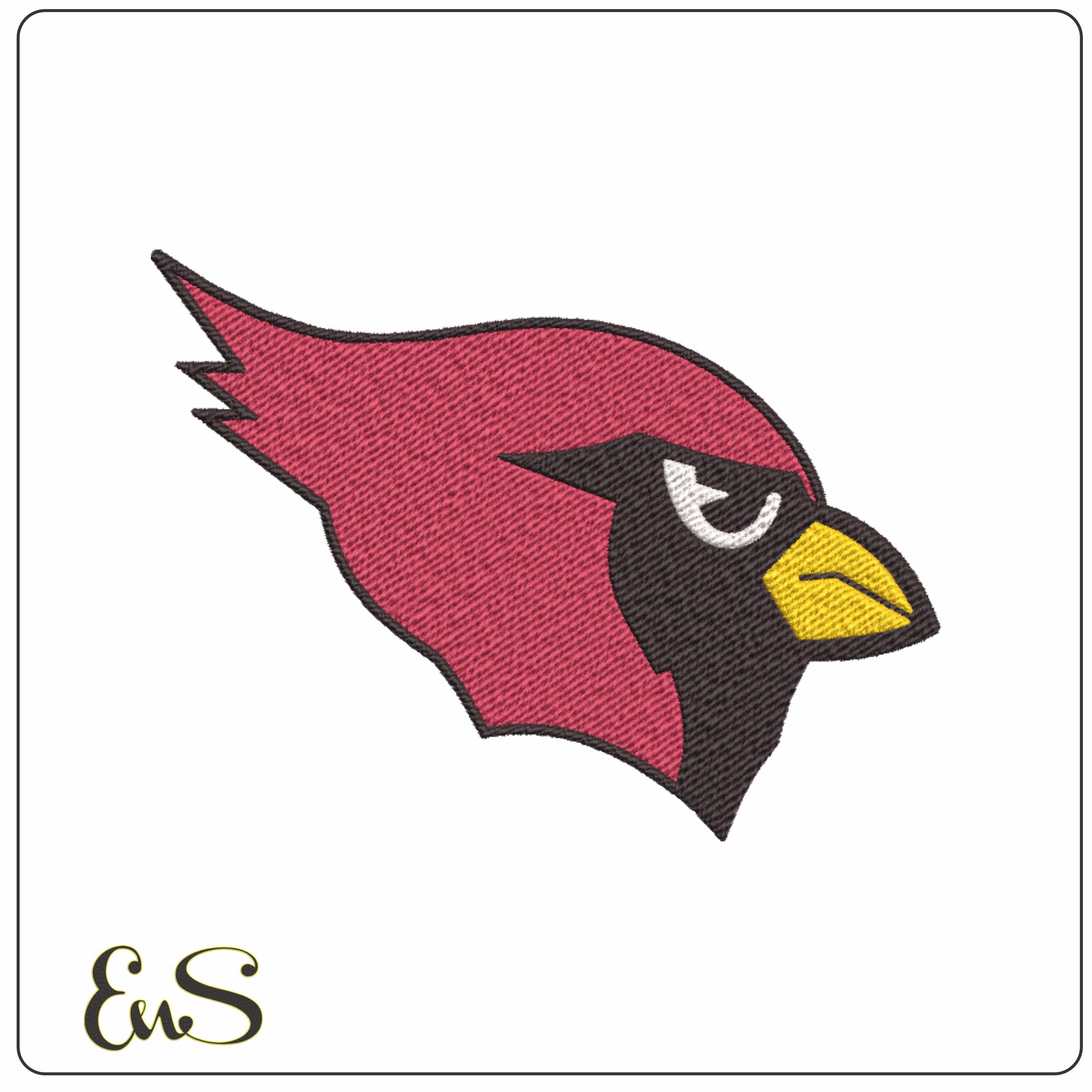 Arizona Cardinals 1994 Cardinal Head Logo Embroidery Design