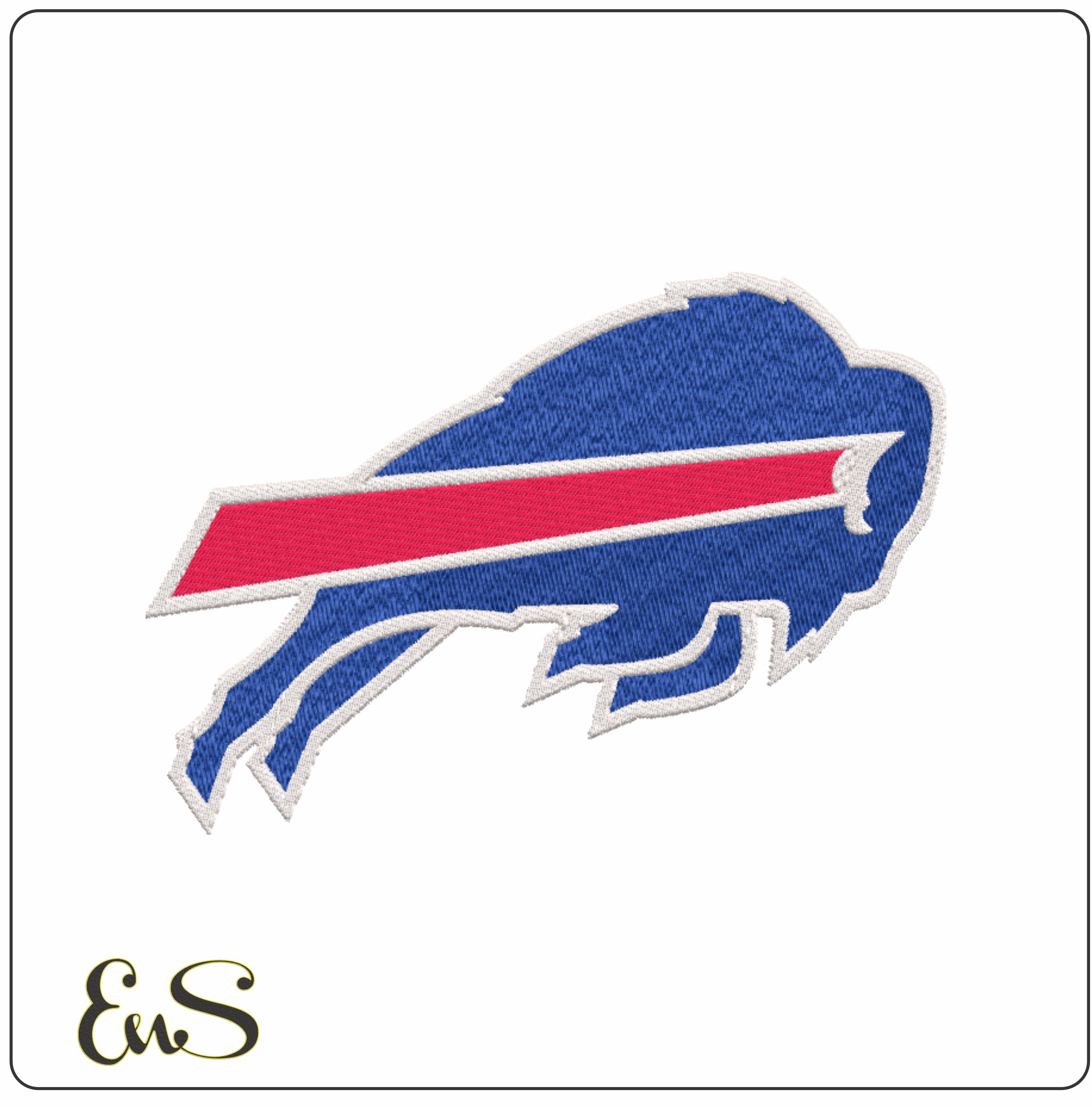 Buffalo Bills Logo Embroidery Design