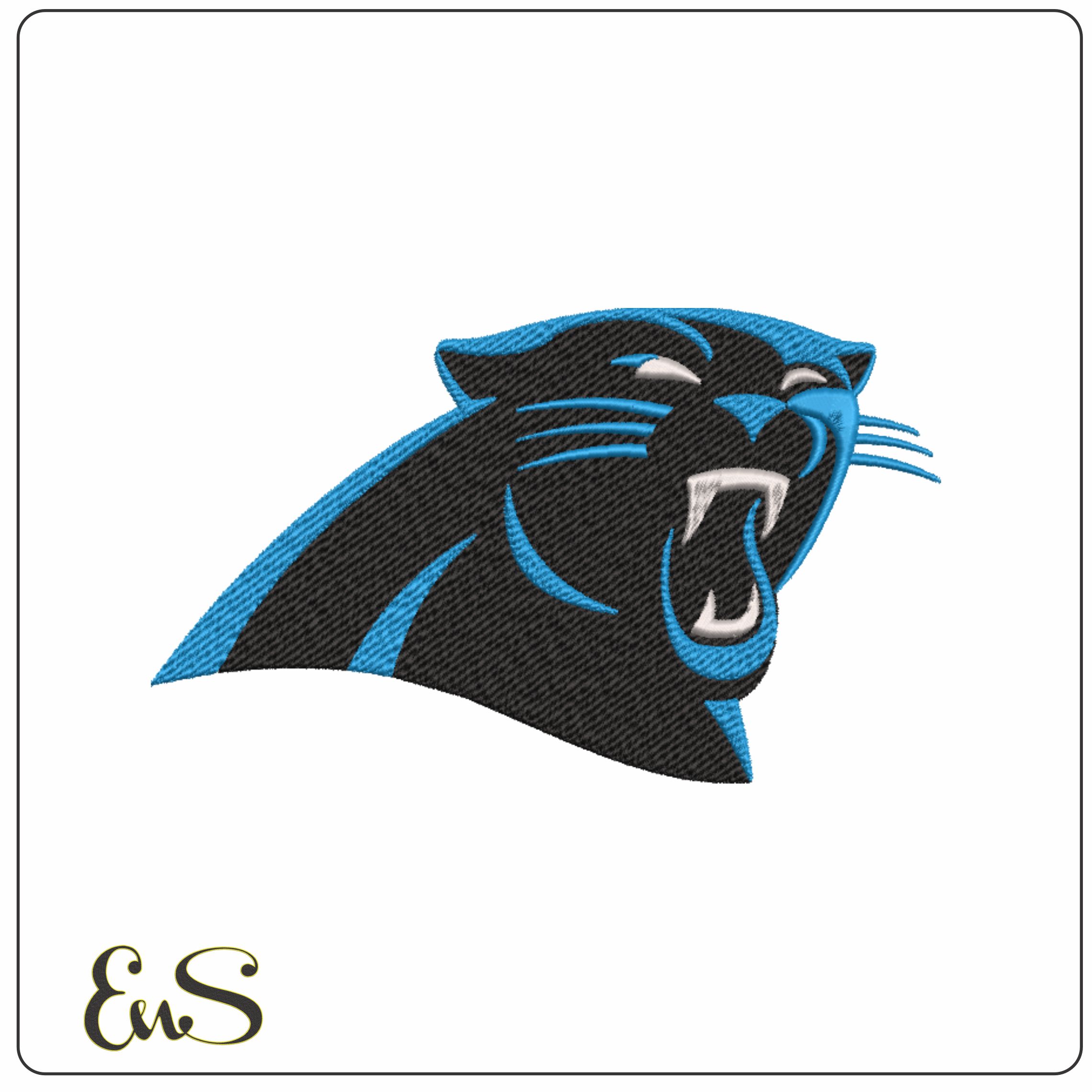 Carolina Panthers Logo Embroidery Design