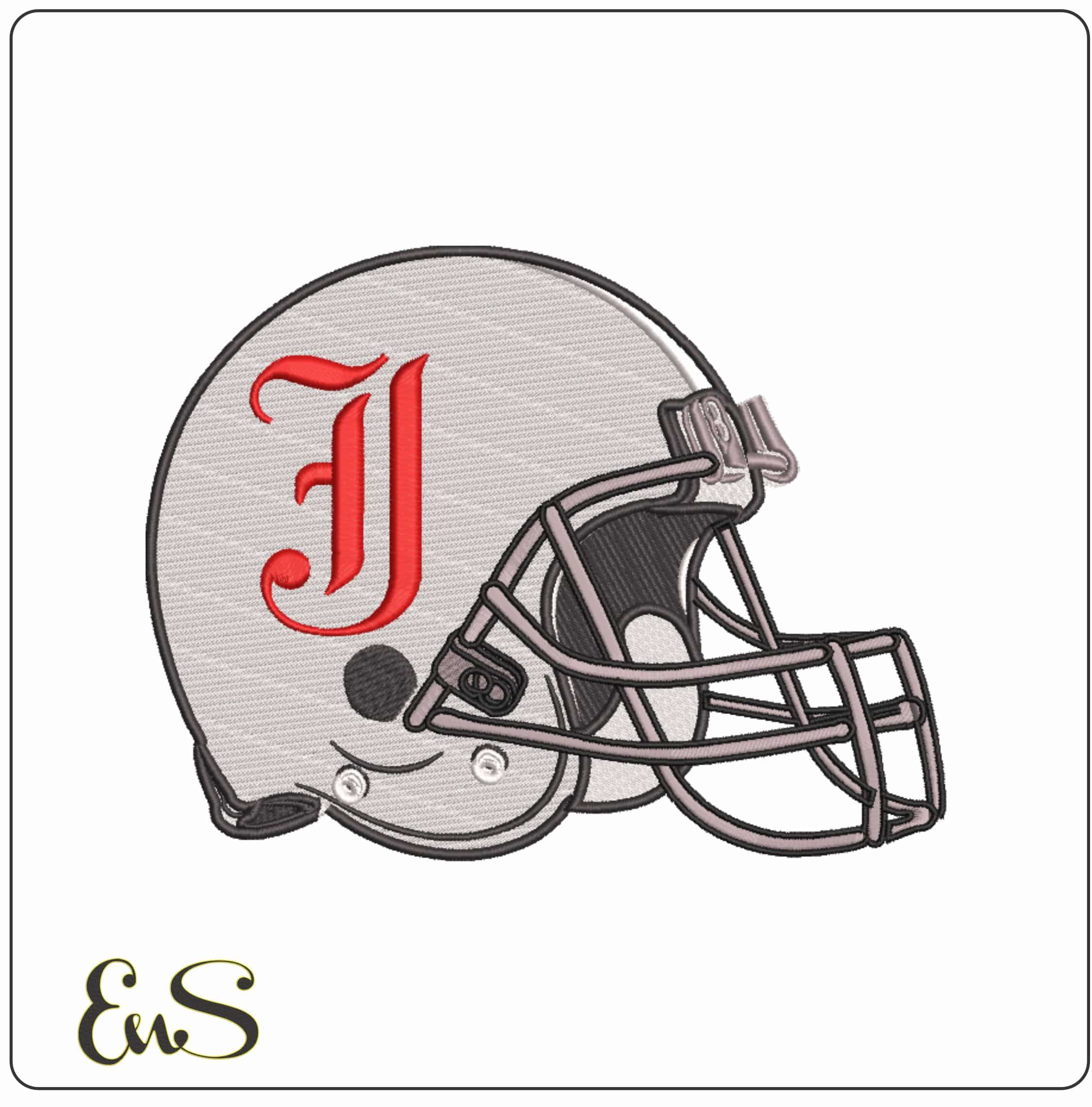 AF Helmet Jacksonville State Gamecocks Alternative - Elegant embroidery design file-instant download