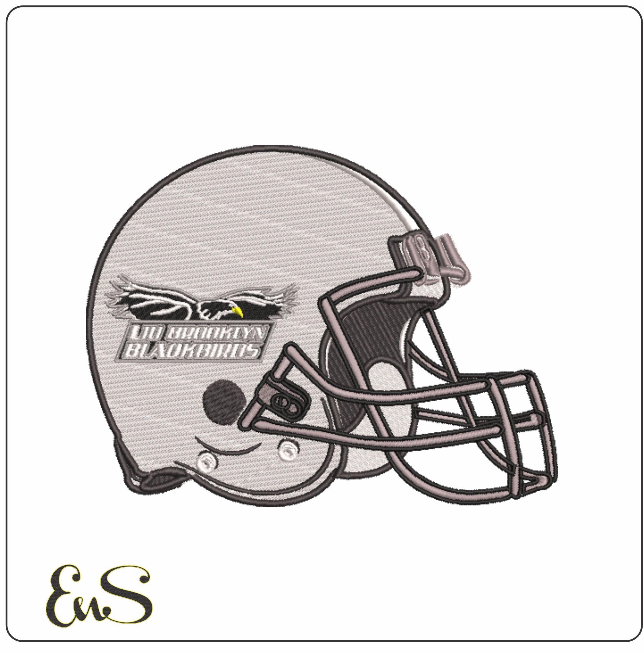 Af Helmet Liu Brooklyn Blackbirds 2008 To 2018 Long Island University