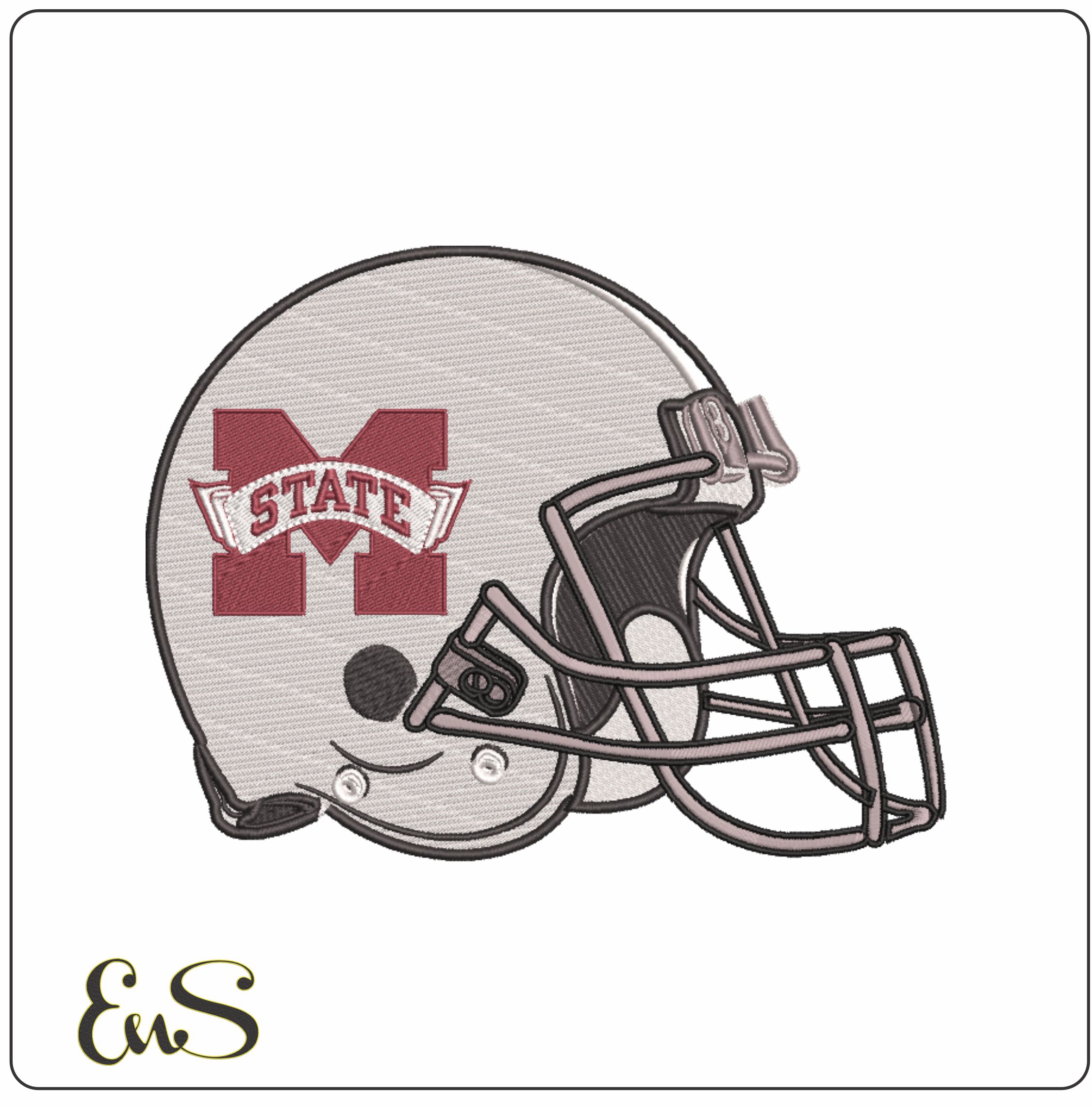 Af Helmet Mississippi State Bulldogs 1995 To 2009 Mississippi State University