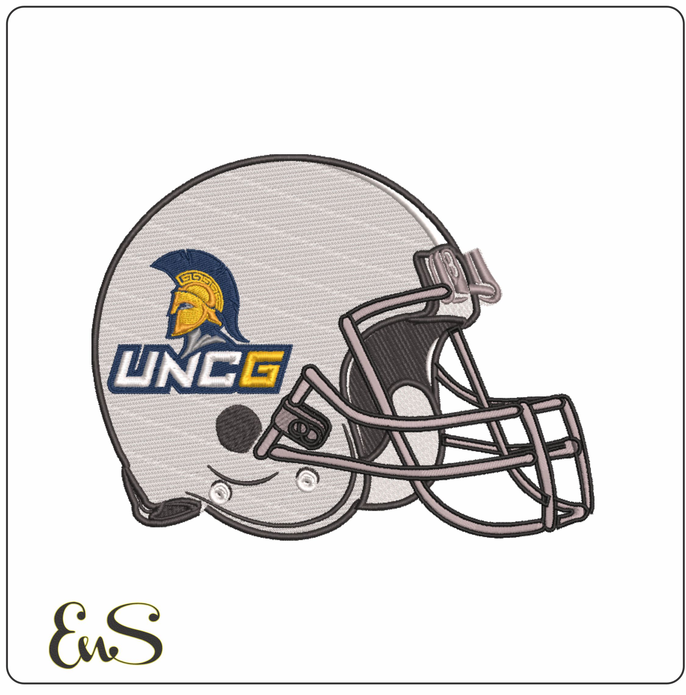 Af Helmet Nc Greensboro Spartans 2018 On University Of North Carolina