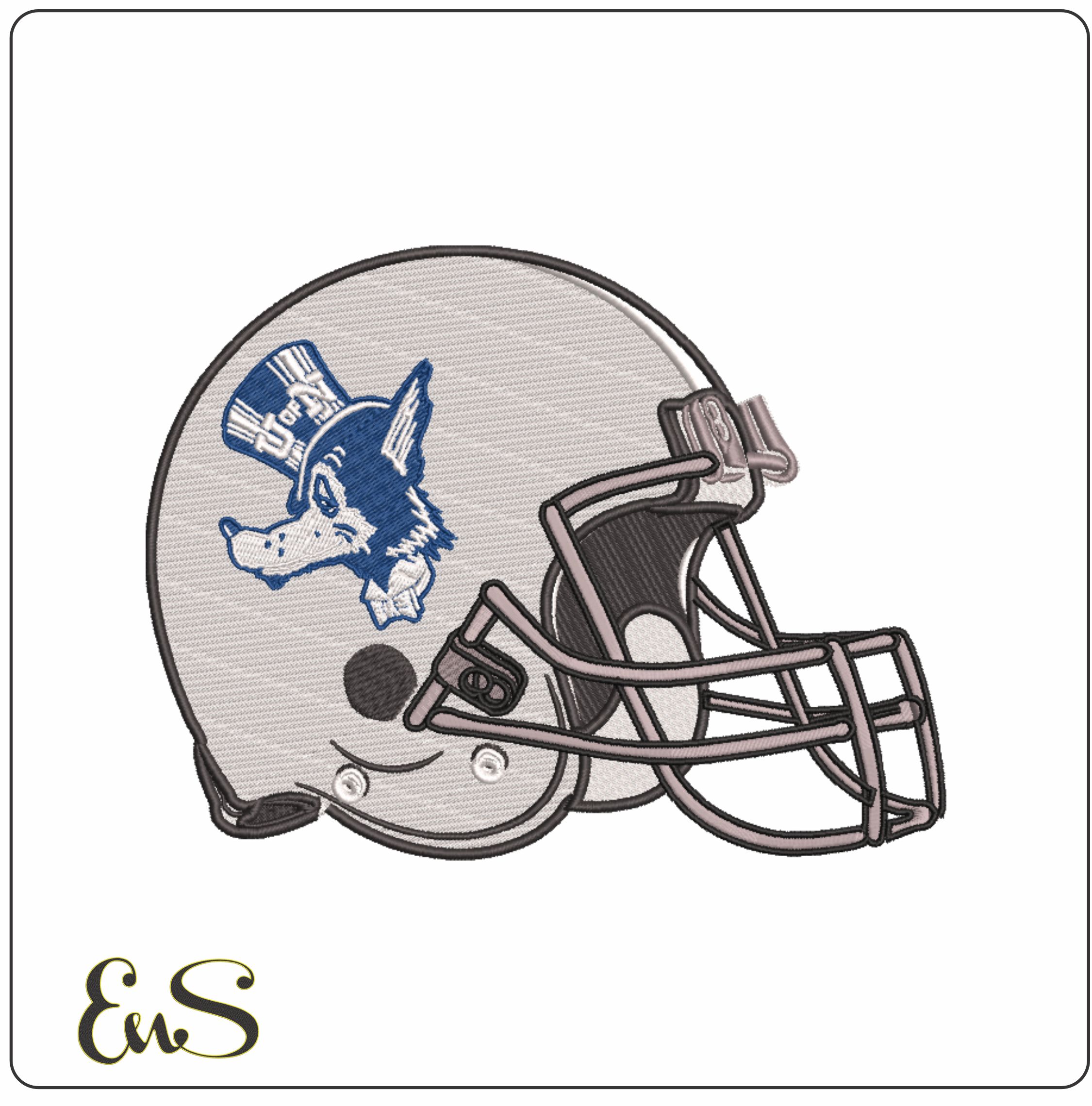 Af Helmet Nevada Wolf Pack 1967 To 1979 University Of Nevada