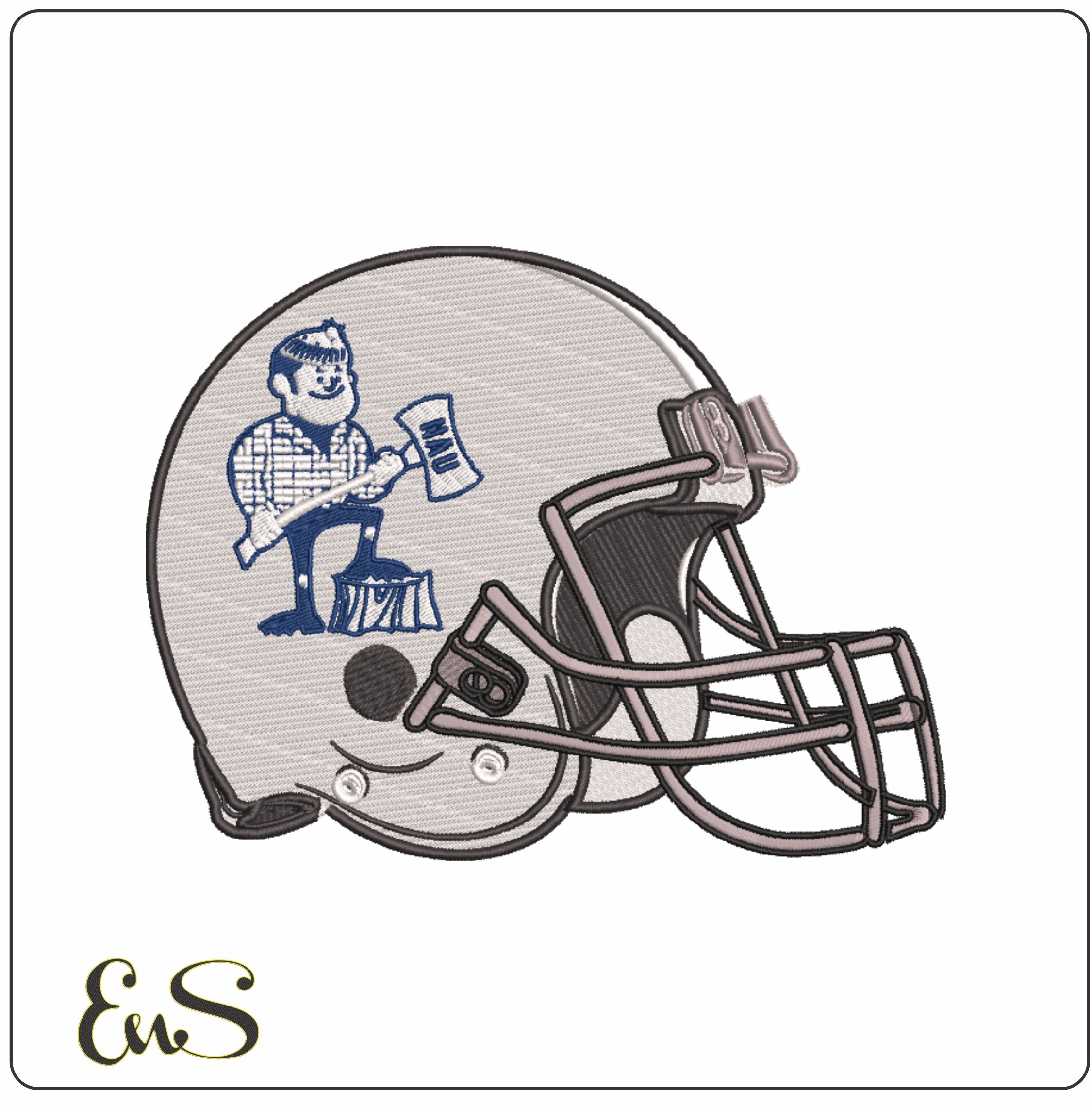 Af Helmet Northern Arizona Lumberjacks 1968 To 1987 Northern Arizona University
