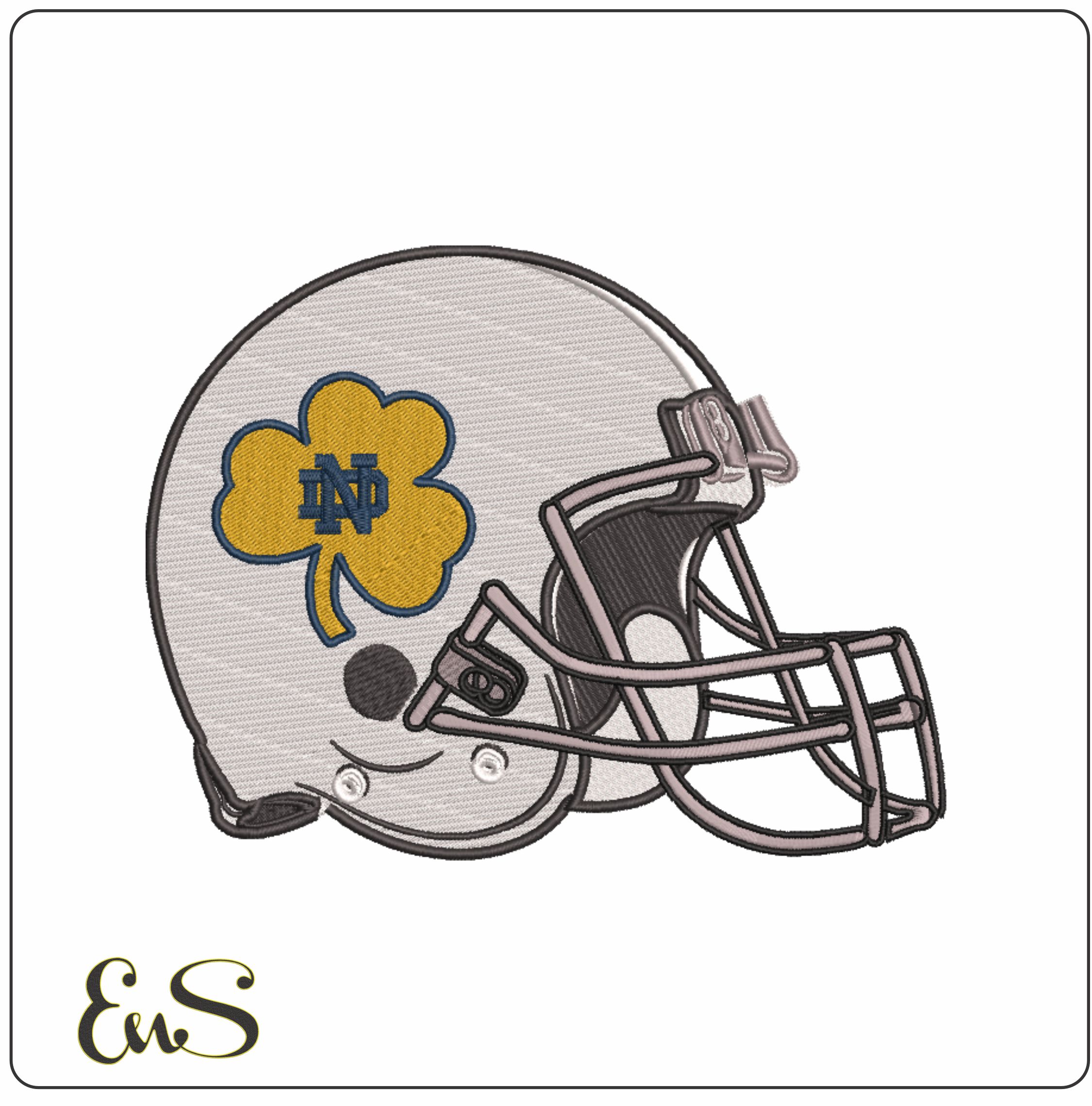 Af Helmet Notre Dame Fighting Irish Secondary Notre Dame University