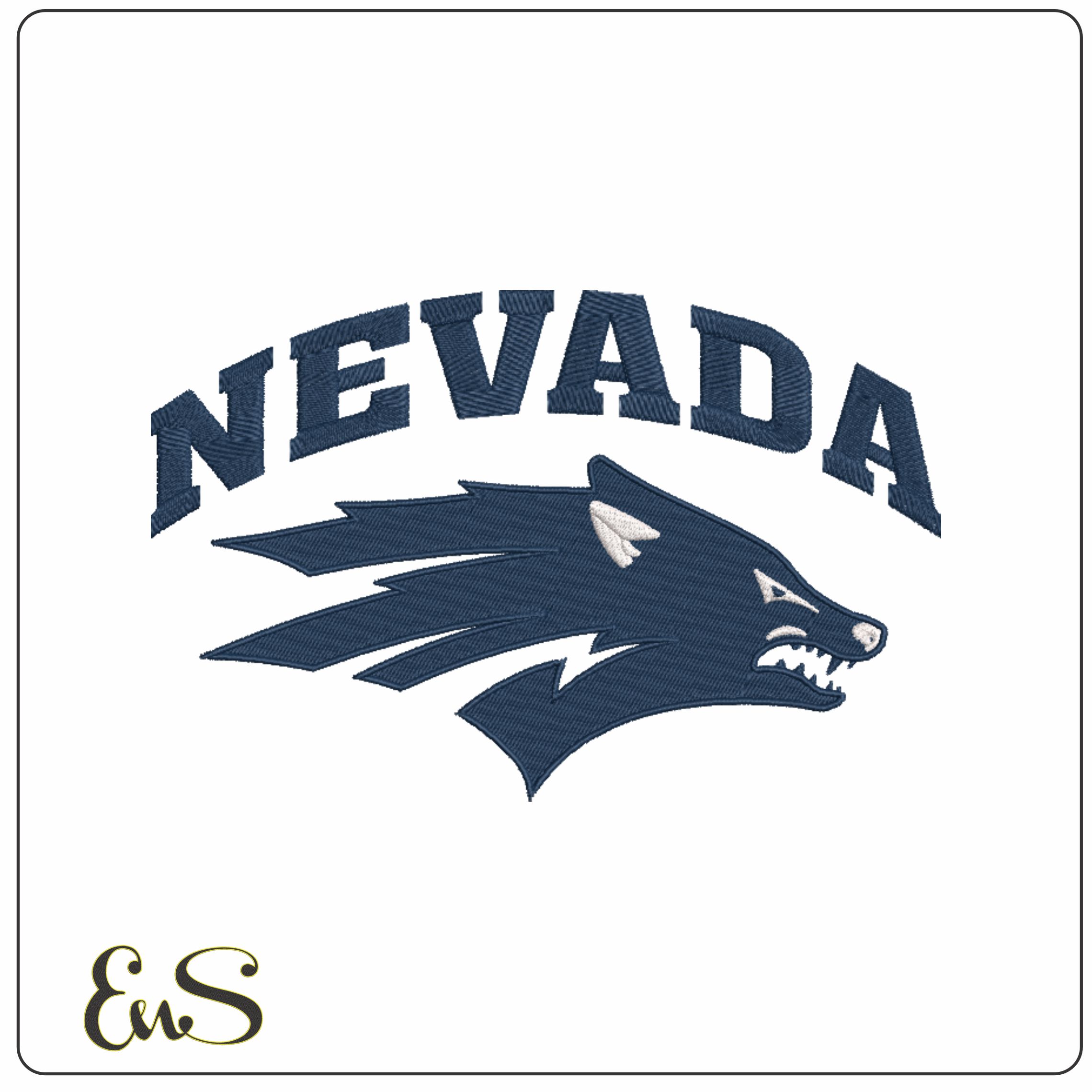 Nevada Wolf Pack 2008 On University On Nevada machine embroidery design