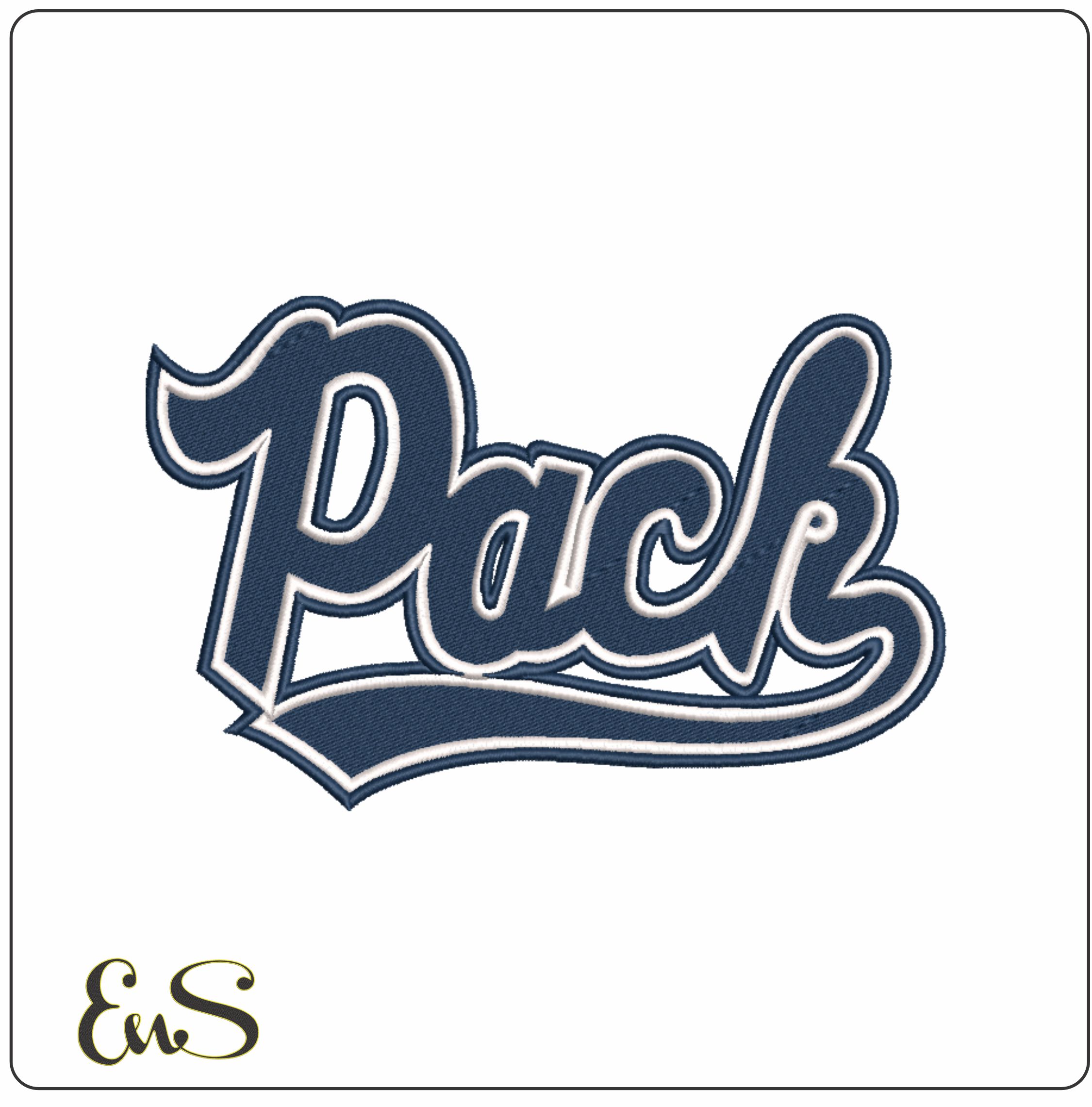 Nevada Wolf Pack Alternative University Of Nevada machine embroidery design