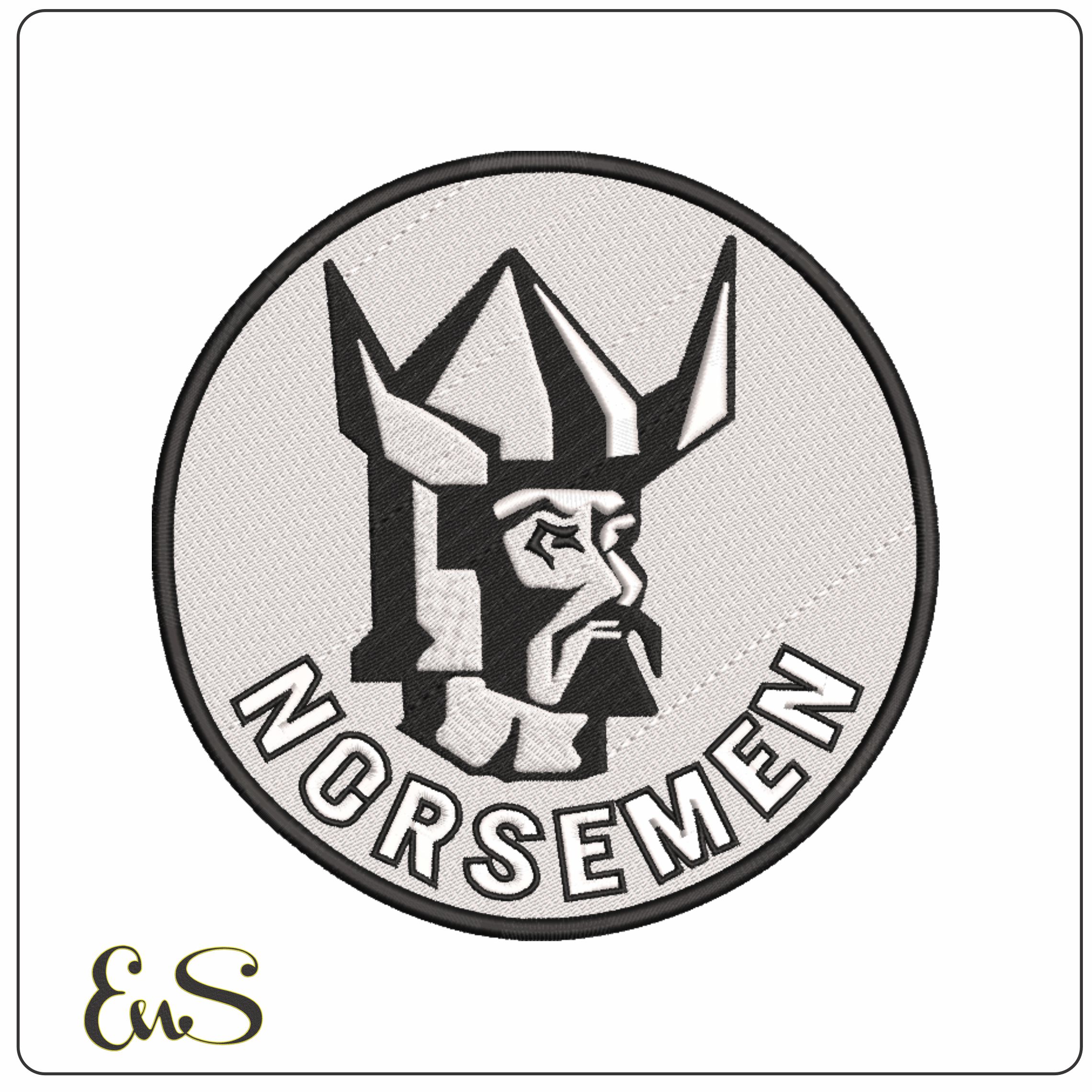 Northern Kentucky Norse 1971 1976 Northern Kentucky University machine embroidery design