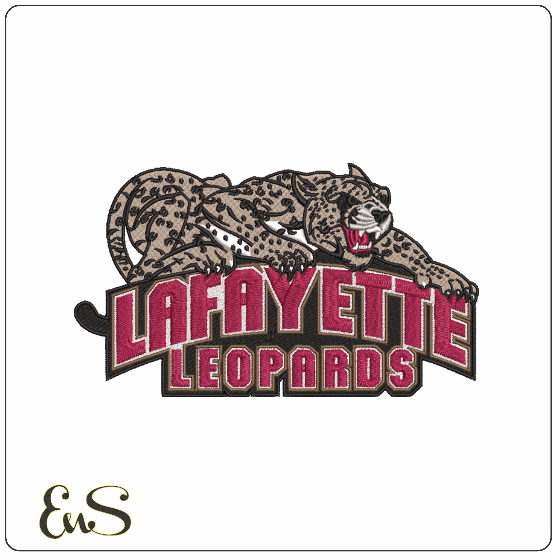 Lafayette Leopards 2004 On Lafayette College machine embroidery design