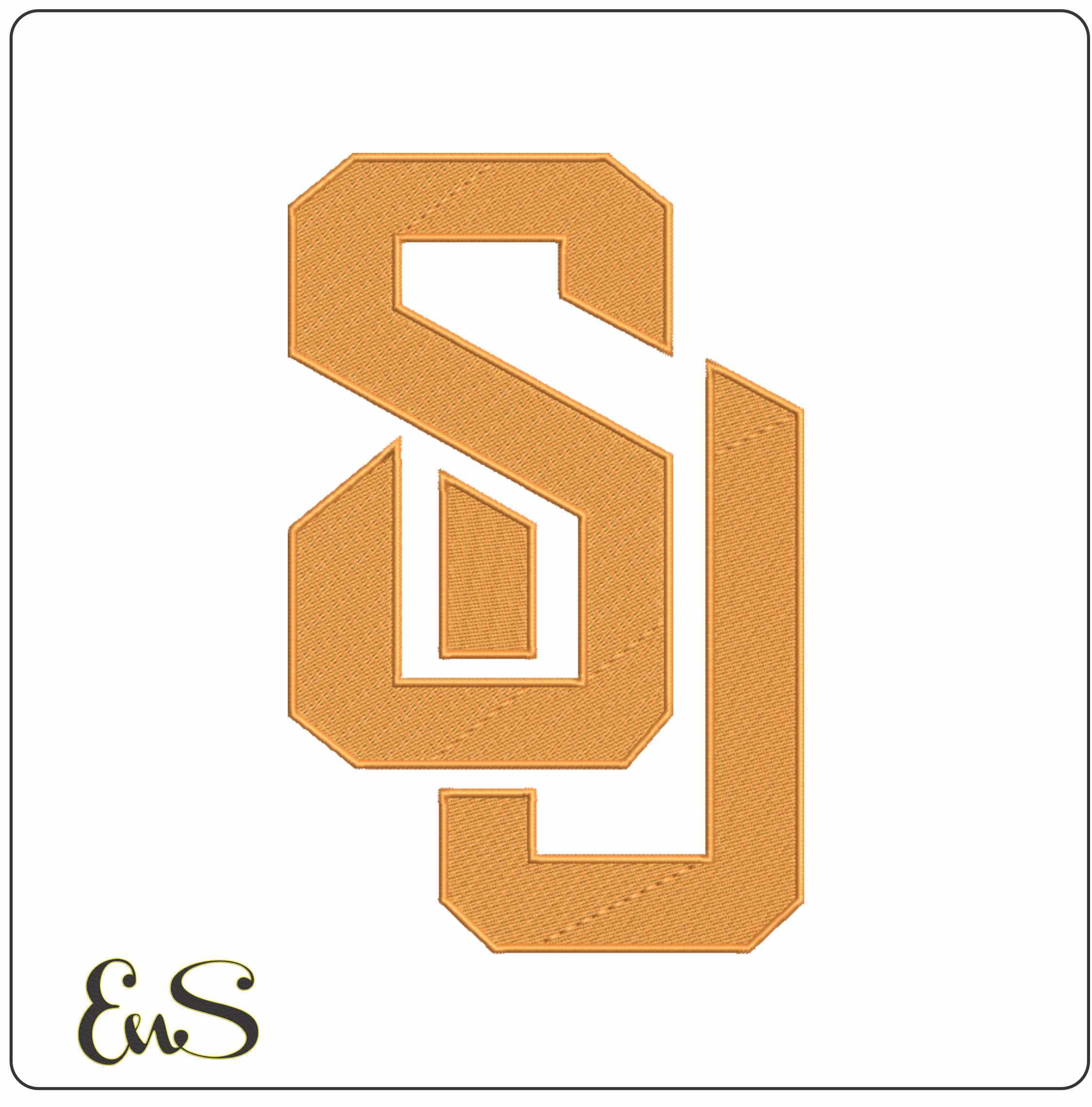 Syracuse Orange Alternate Syracuse University machine embroidery design