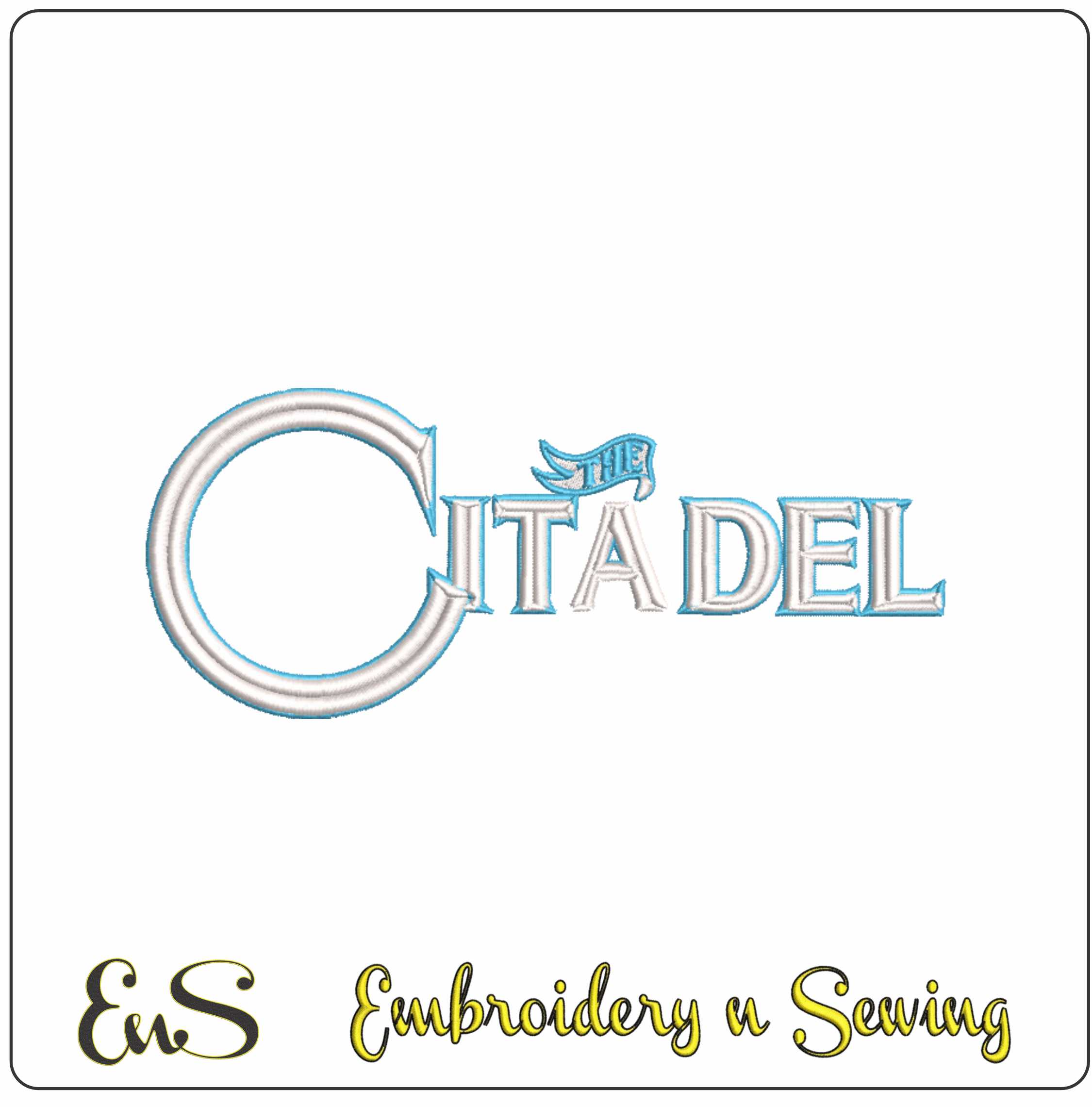 The Citadel Bulldogs 1987 machine embroidery design
