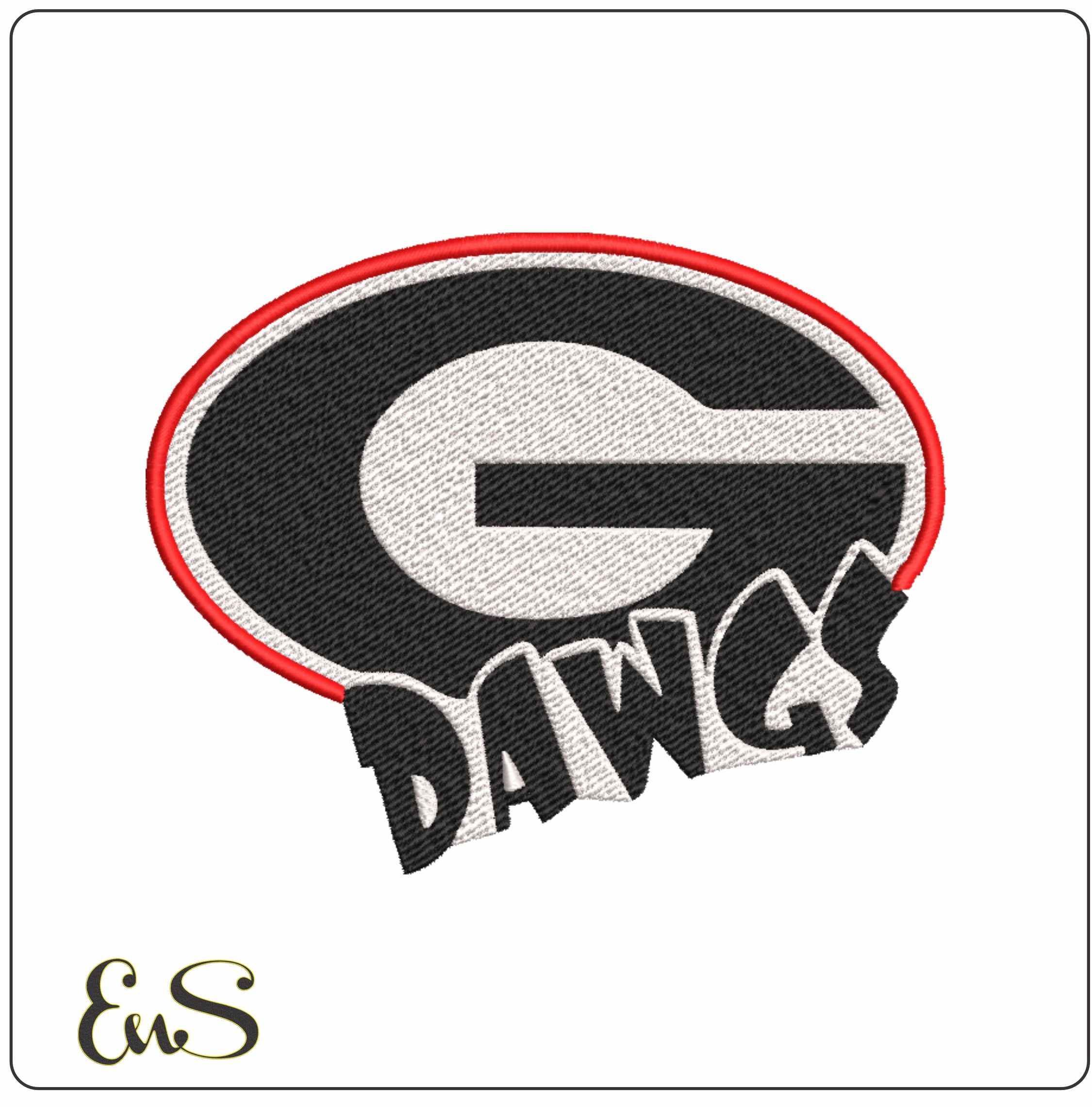 Georgia Dawgs embroidery design - University of Georgia  Logo