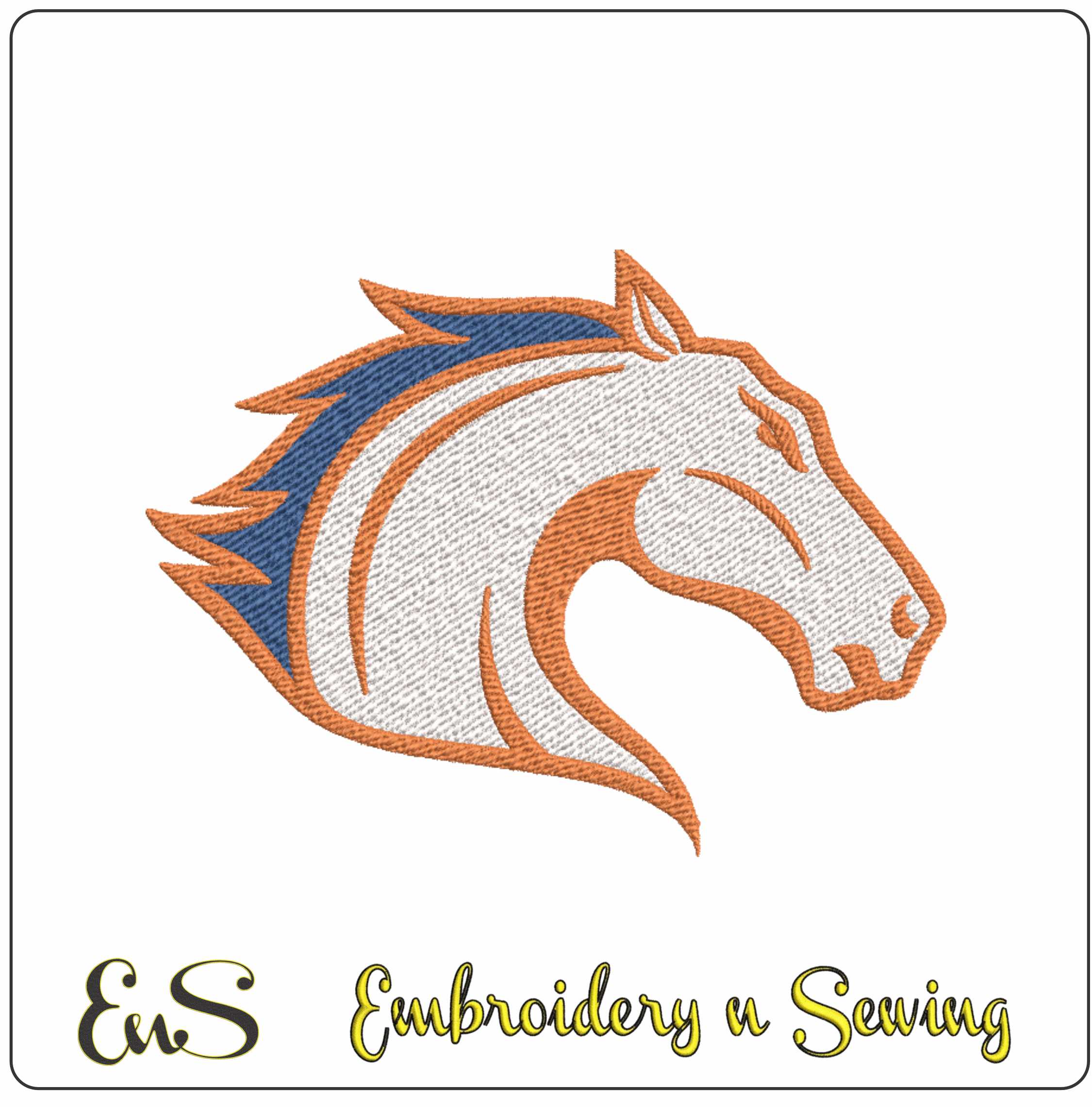 UT Arlington Mavericks Logo Embroidery Design