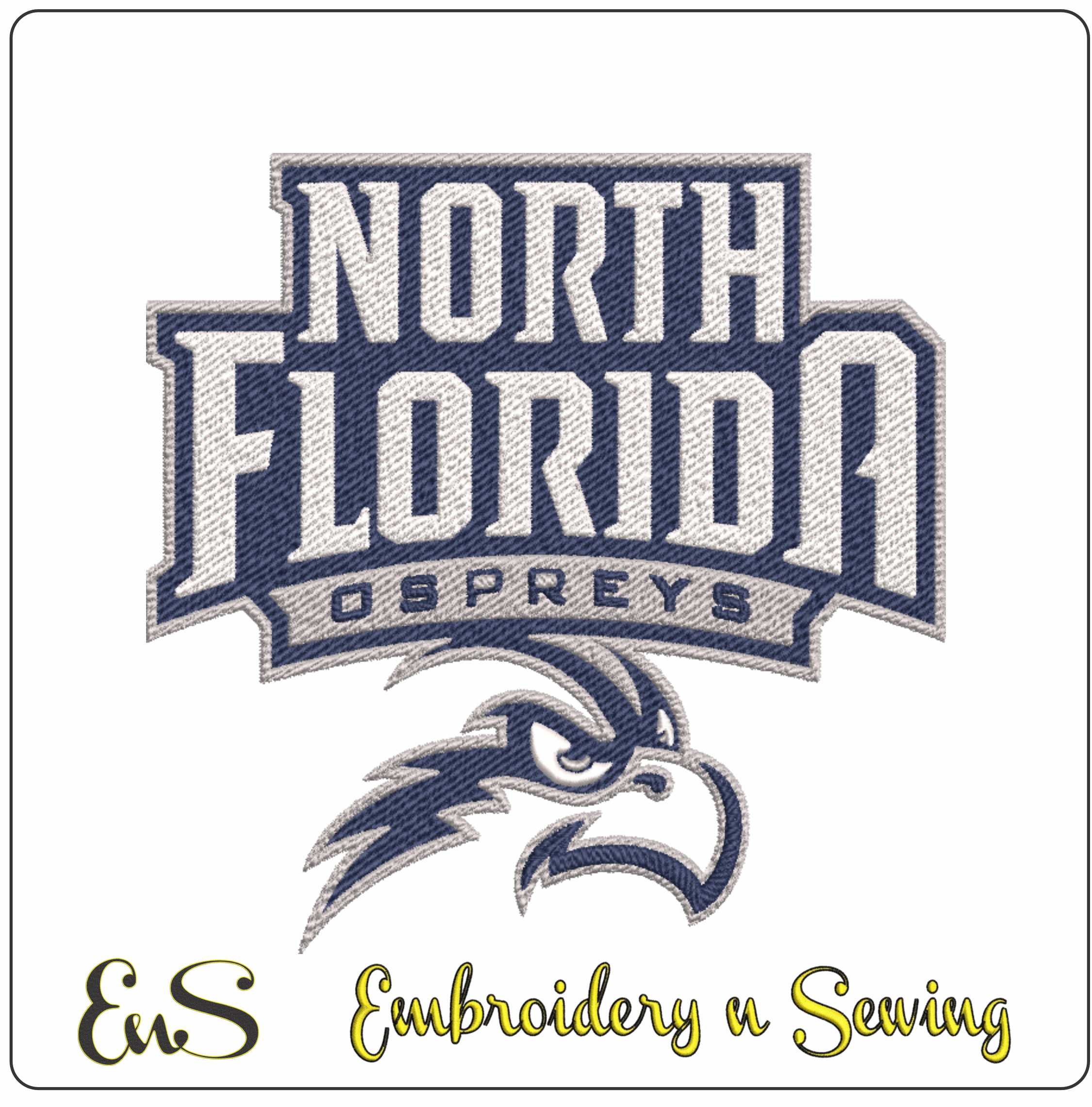 Unf Ospreys Logo machine embroidery design