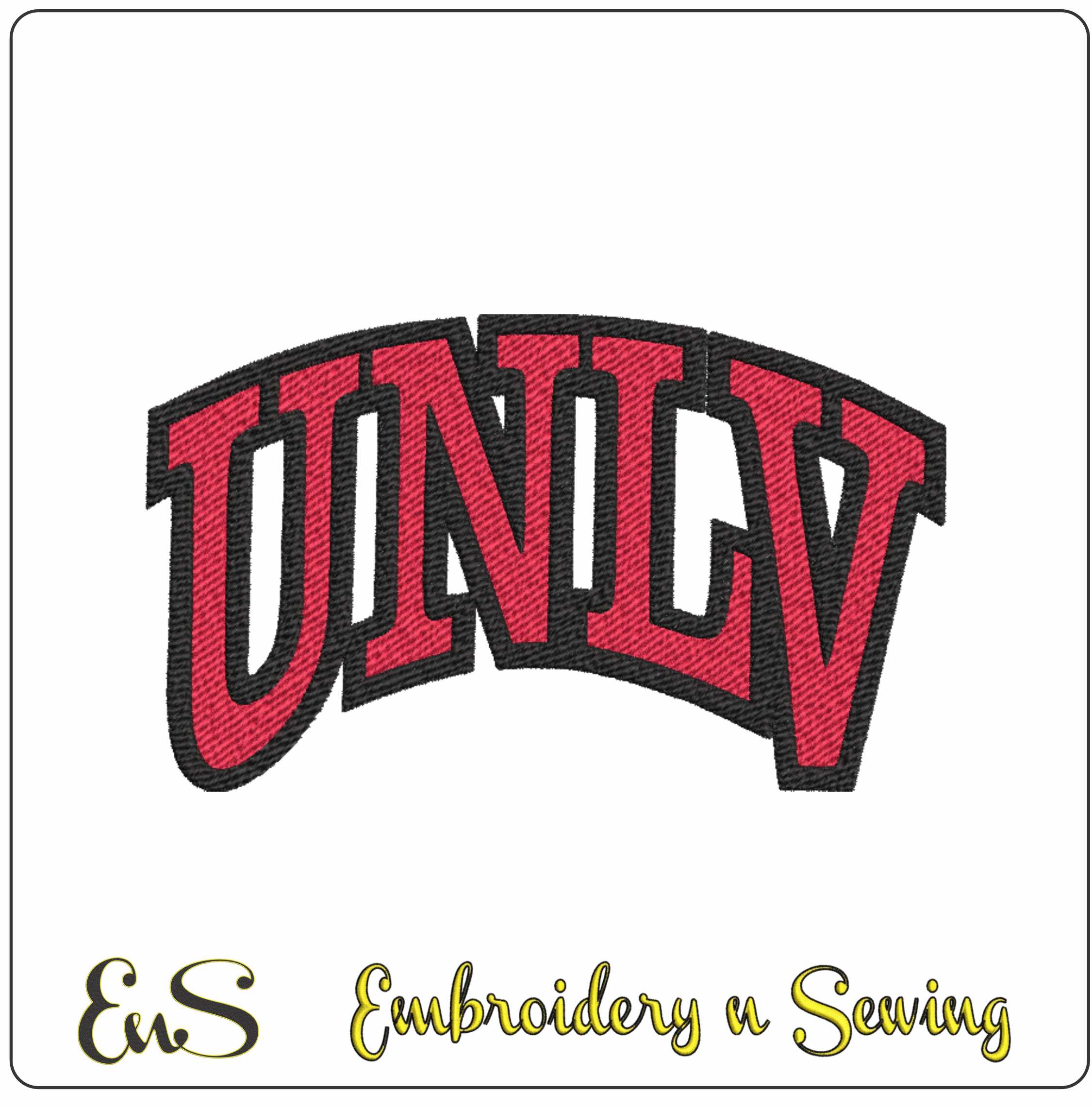 UNLV Logo Embroidery Design