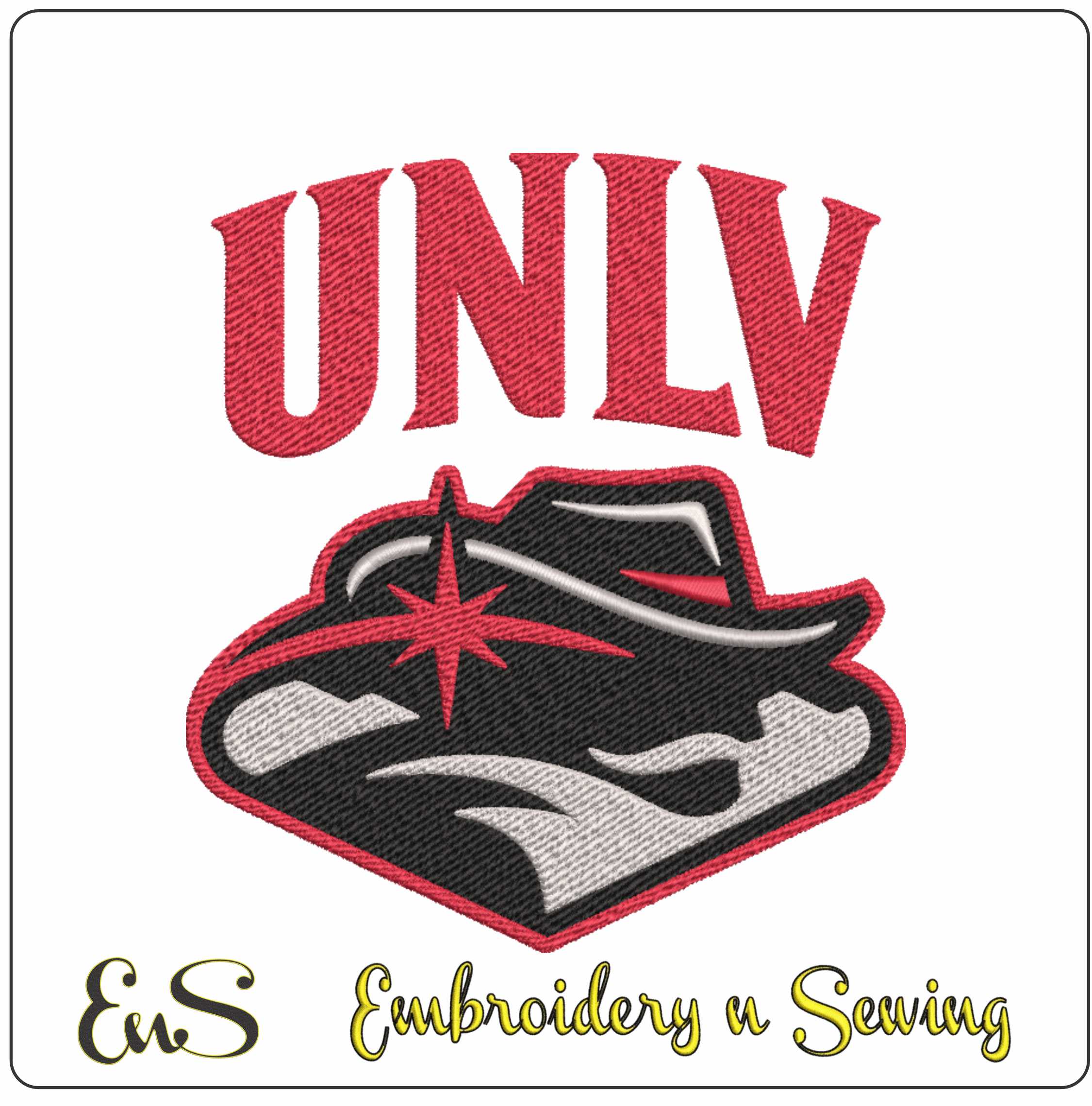 UNLV Rebels 2017 Logo Embroidery Design
