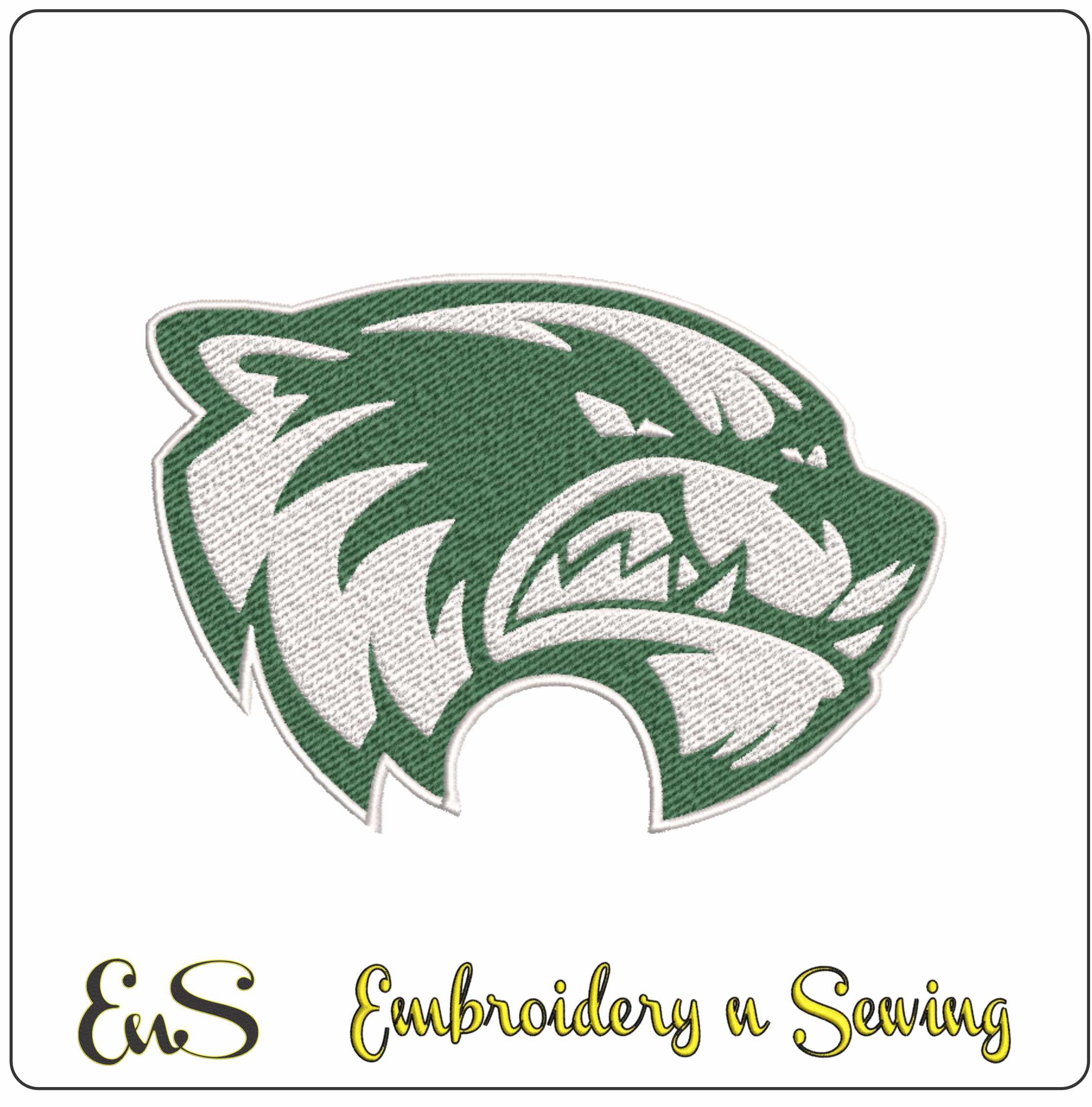 Utah Valley Wolverines Wolverine Head Logo Embroidery Design