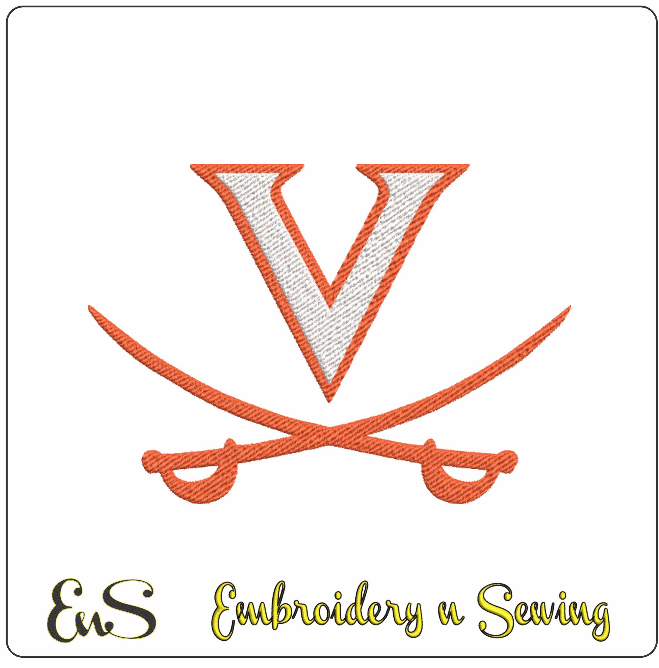 Virginia Cavaliers 1994 Logo Embroidery Design
