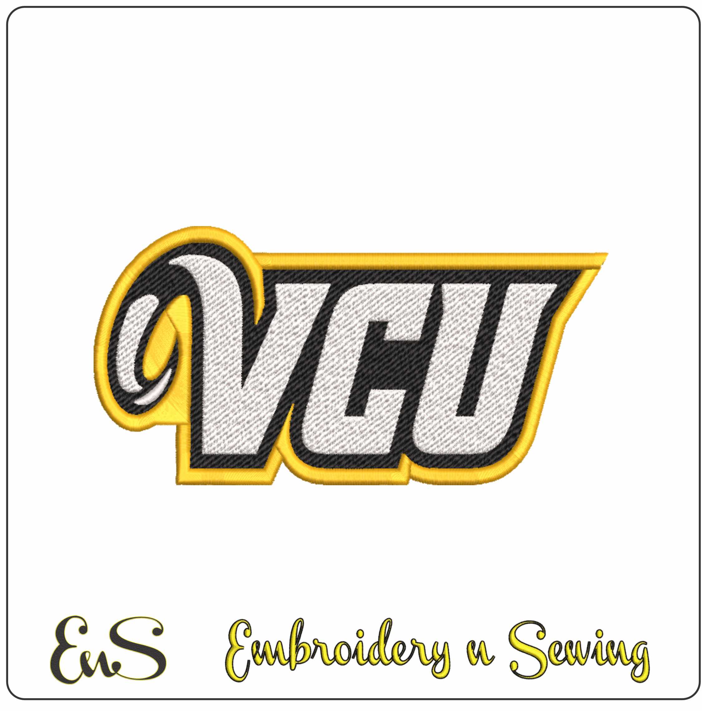 VCU Rams Logo Embroidery Design