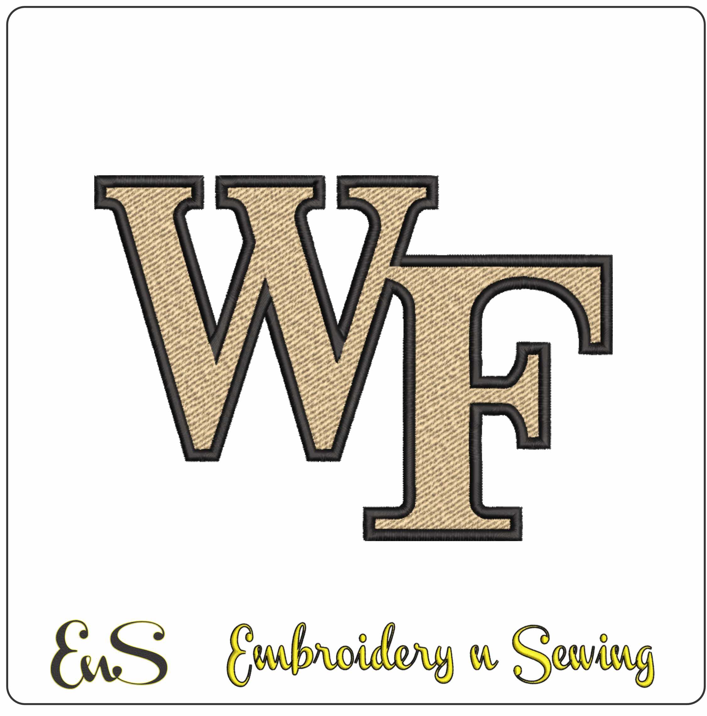 Wake Forest Demon Deacons Logo Embroidery Design