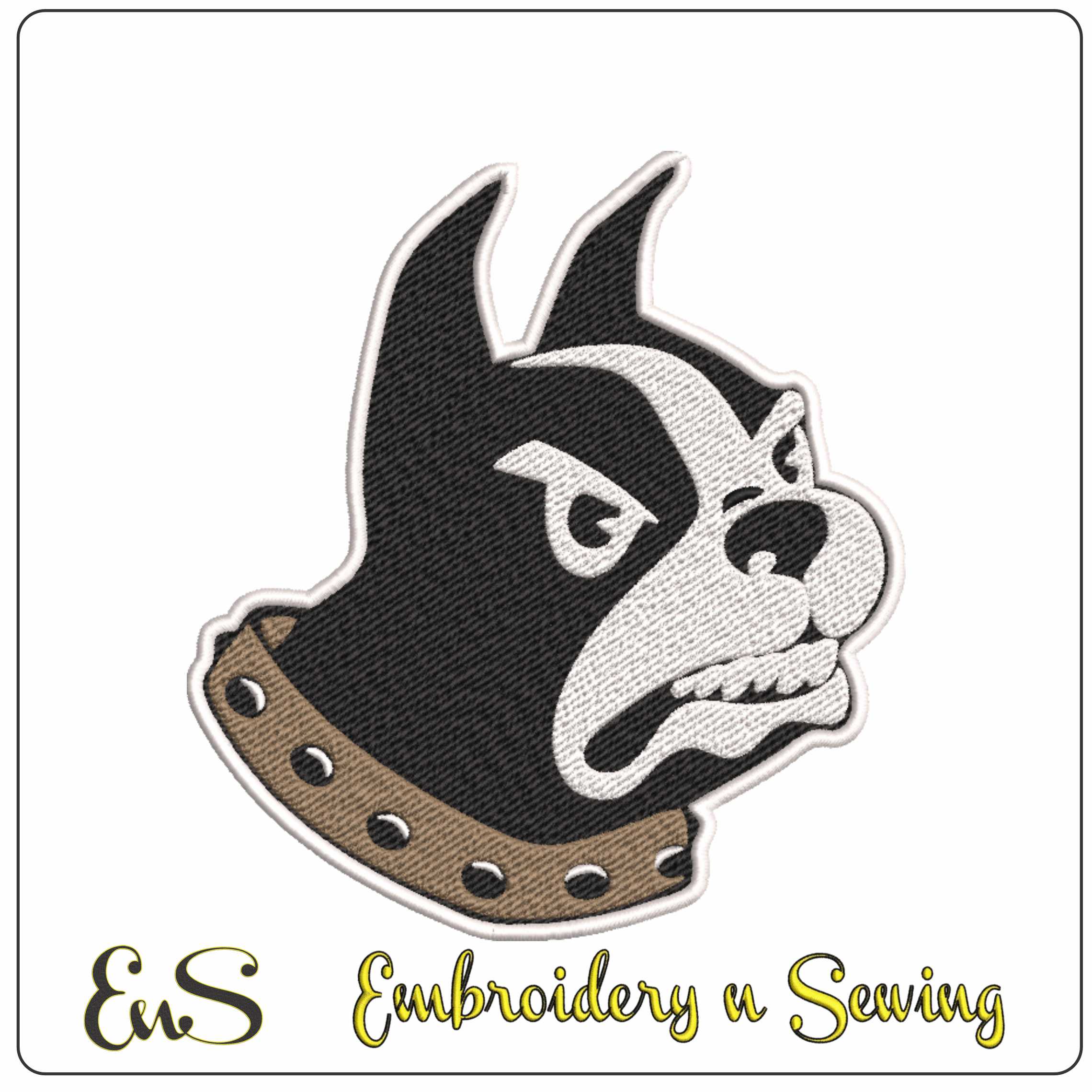 Wofford Terriers logo  embroidery design - Gibbs Stadium - Logo embroidery machine pattern embroidery file - instant download