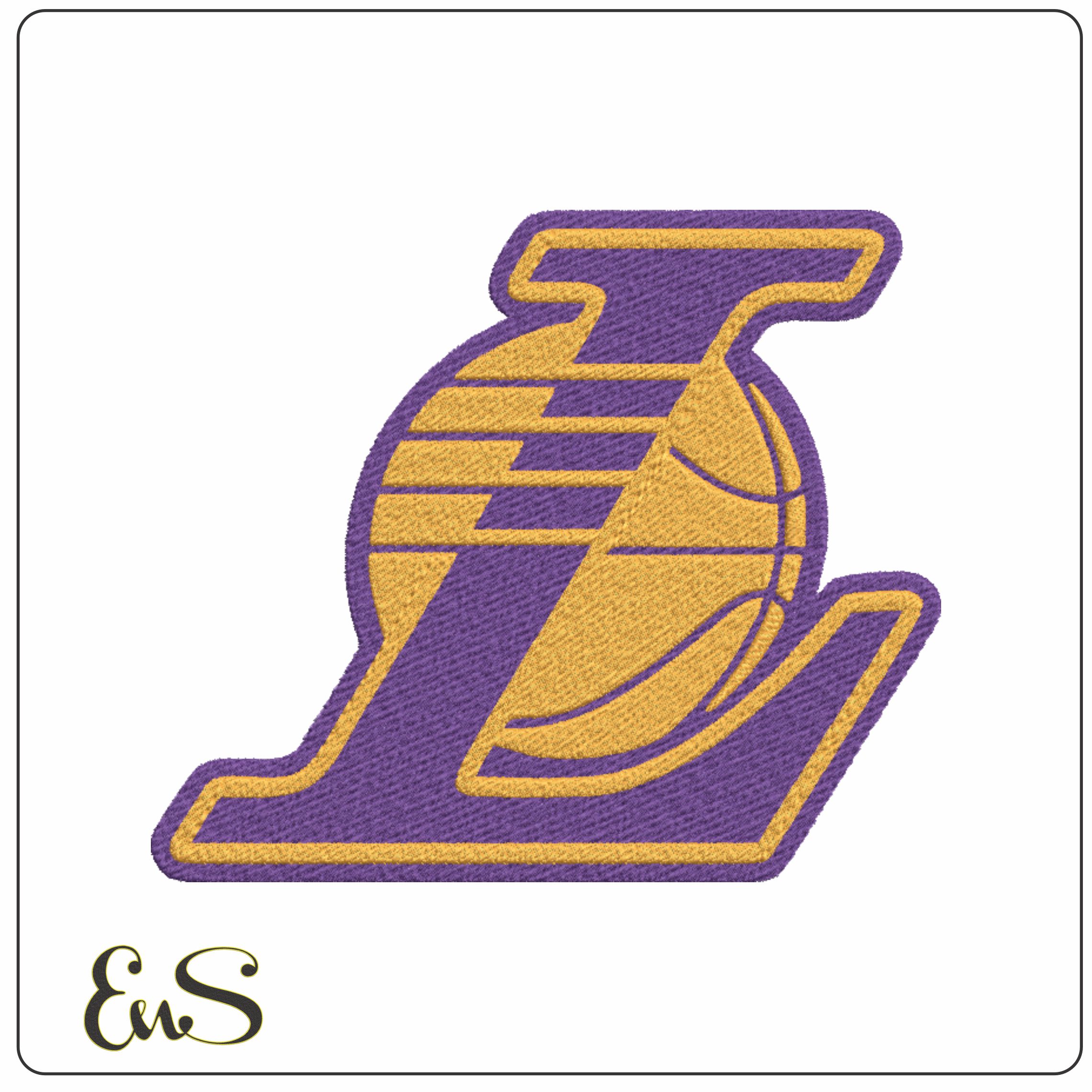 Los Angeles Lakers NBA Logo  embroidery design - Crypto com  Arena- embroidery  machine pattern embroidery file - instant download