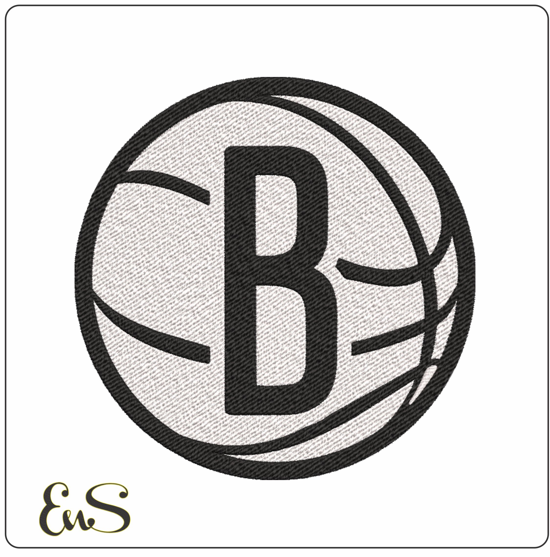 Brooklyn Basketball NBA Logo  embroidery design - Barclays Center Arena- embroidery  machine pattern embroidery file - instant download