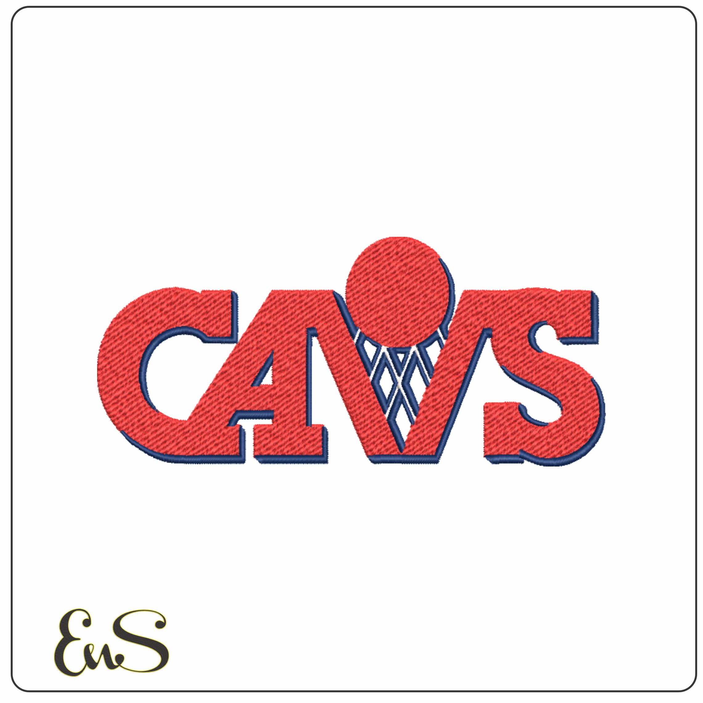 Cleveland Cavaliers CAVS Basketball Wordmark Embroidery Design