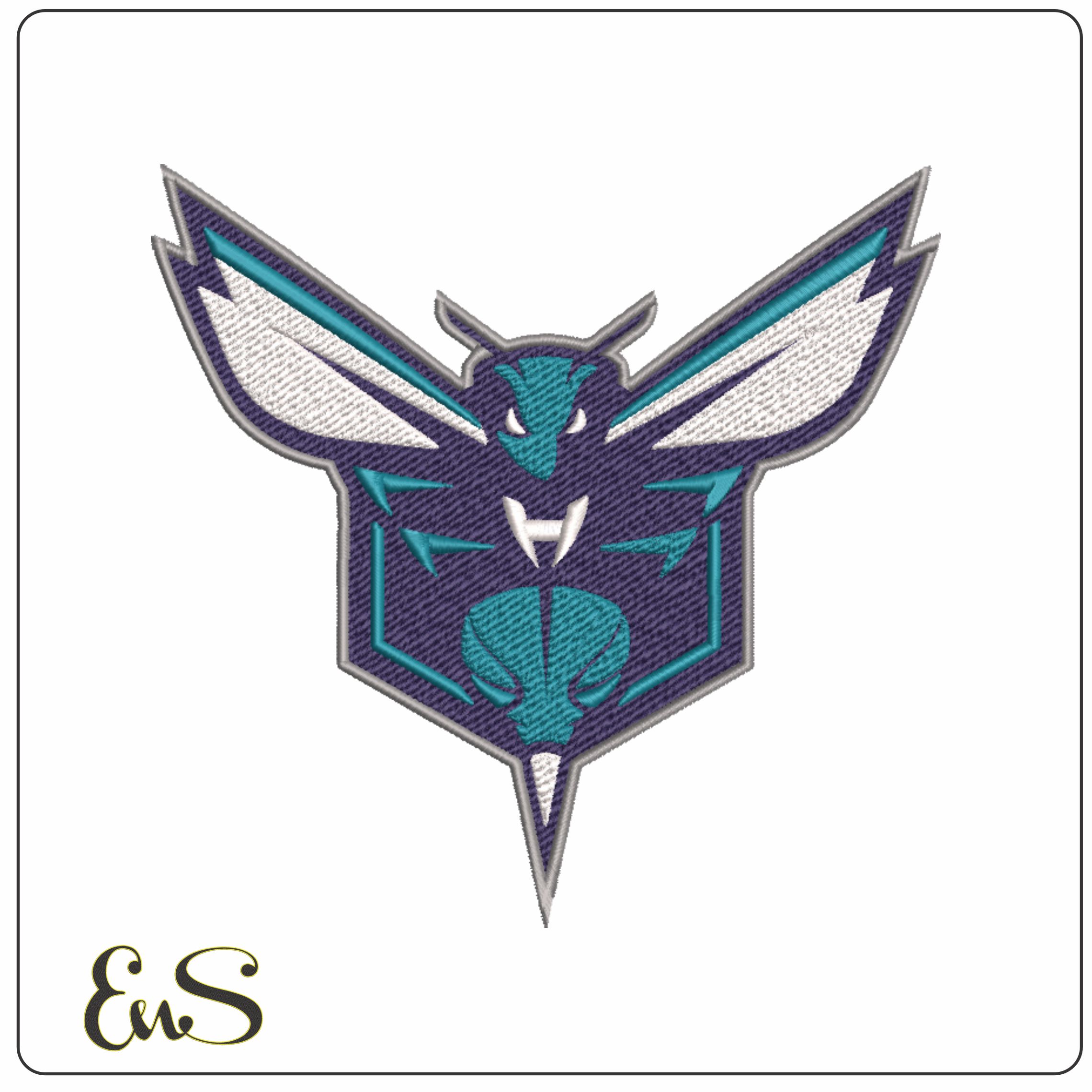 Charlotte Hornet NBA Logo embroidery design - Spectrum Center Arena- embroidery machine pattern embroidery file - instant download
