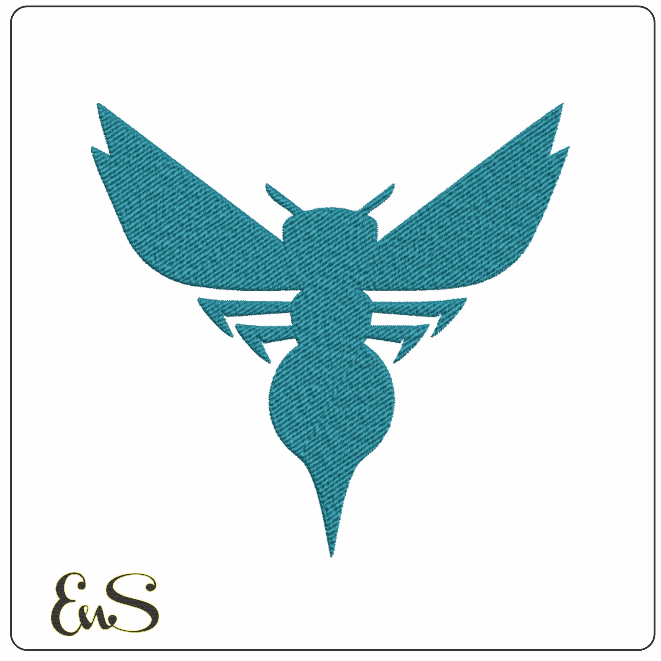 Charlotte Hornet Plain NBA Logo embroidery design - Spectrum Center Arena- embroidery machine pattern embroidery file - instant download