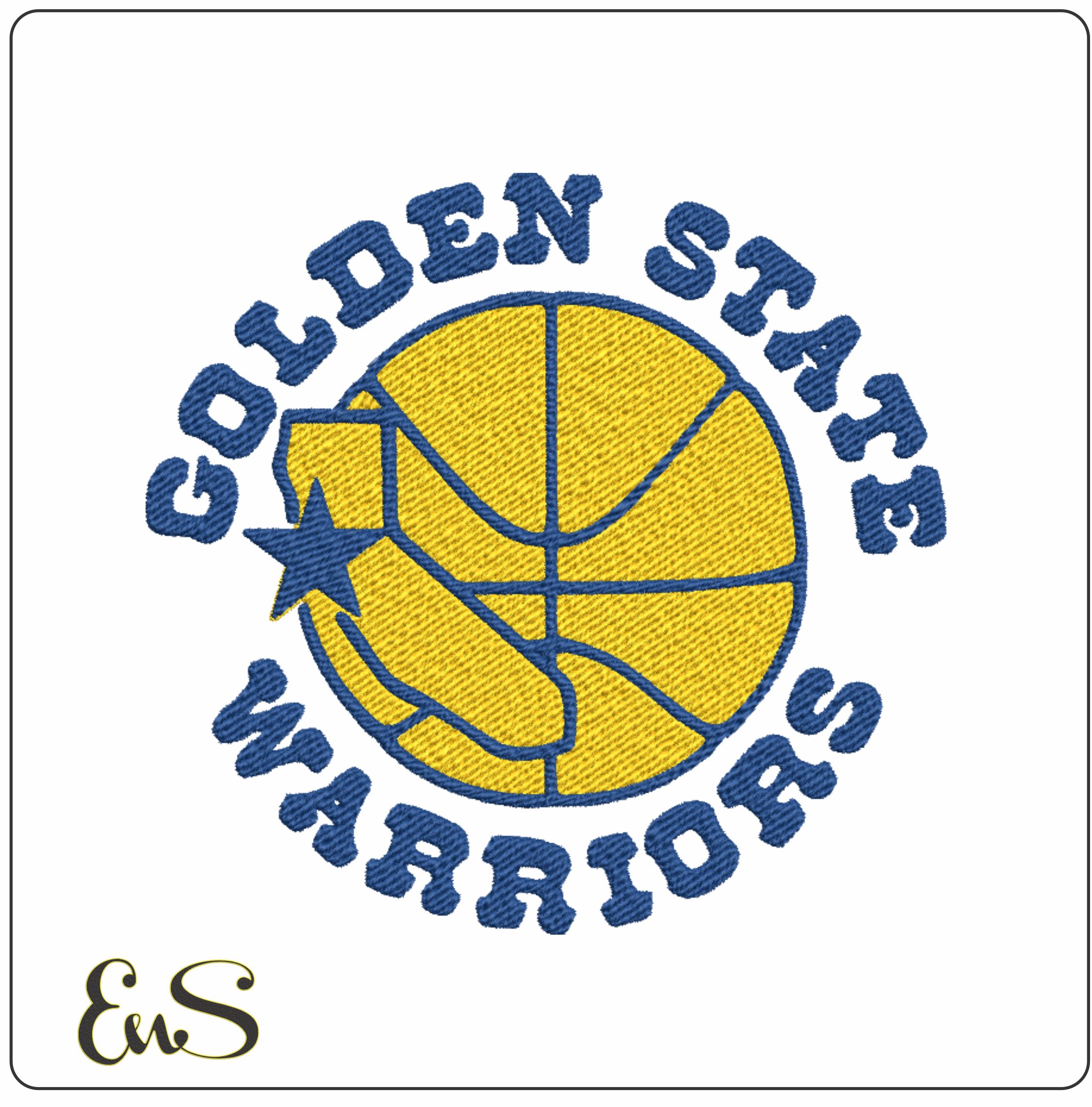 Golden State Warriors 1988 NBA Logo  embroidery design -Chase Center Arena- embroidery  machine pattern embroidery file - instant download