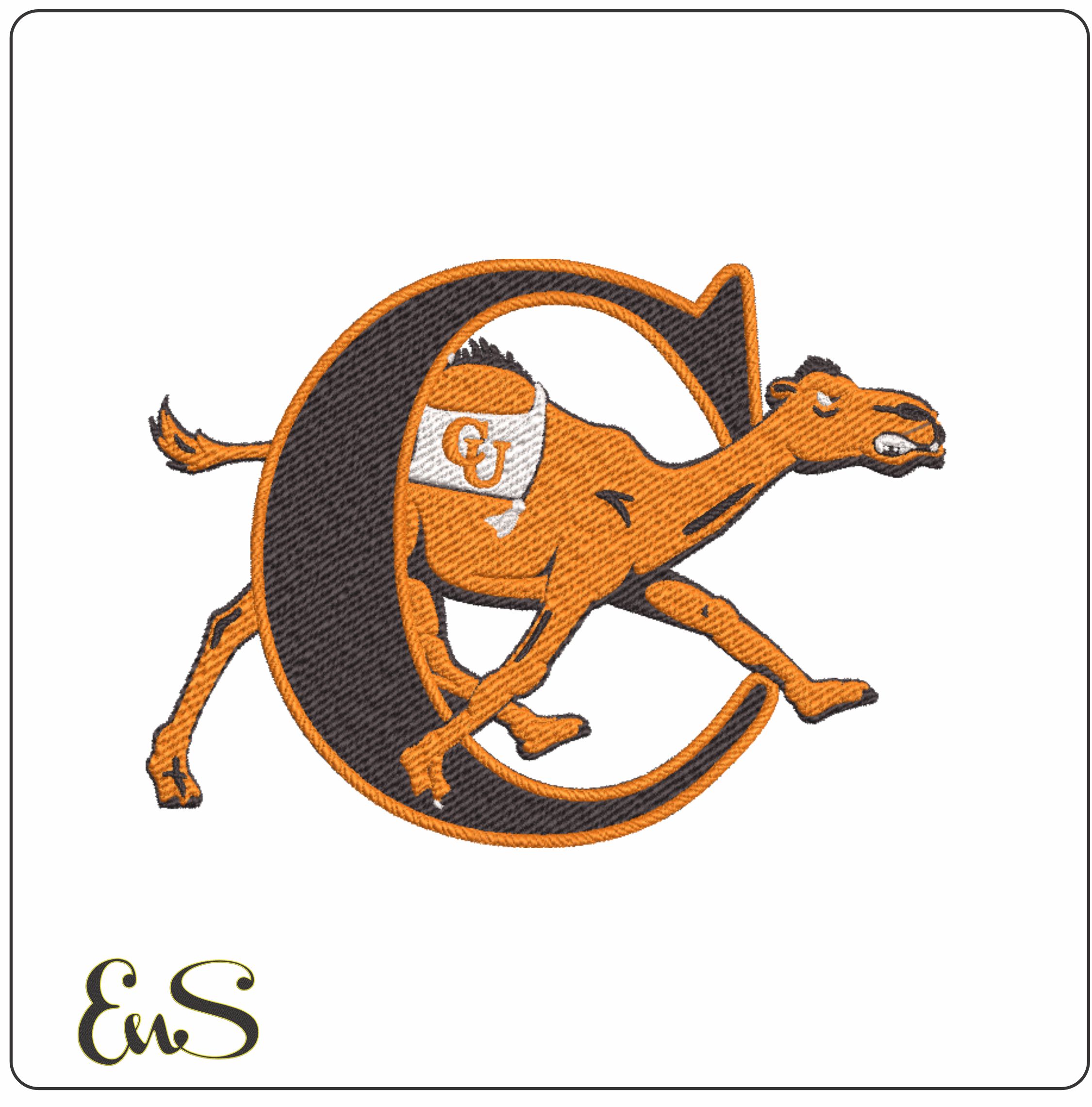 Campbell Fighting Camels machine embroidery design