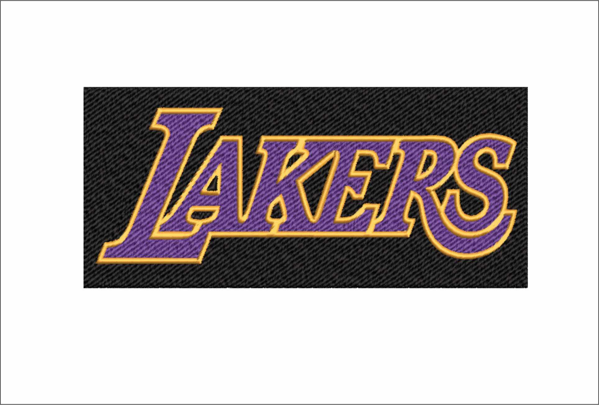 Los Angeles Lakers 2005 Logo Embroidery Design