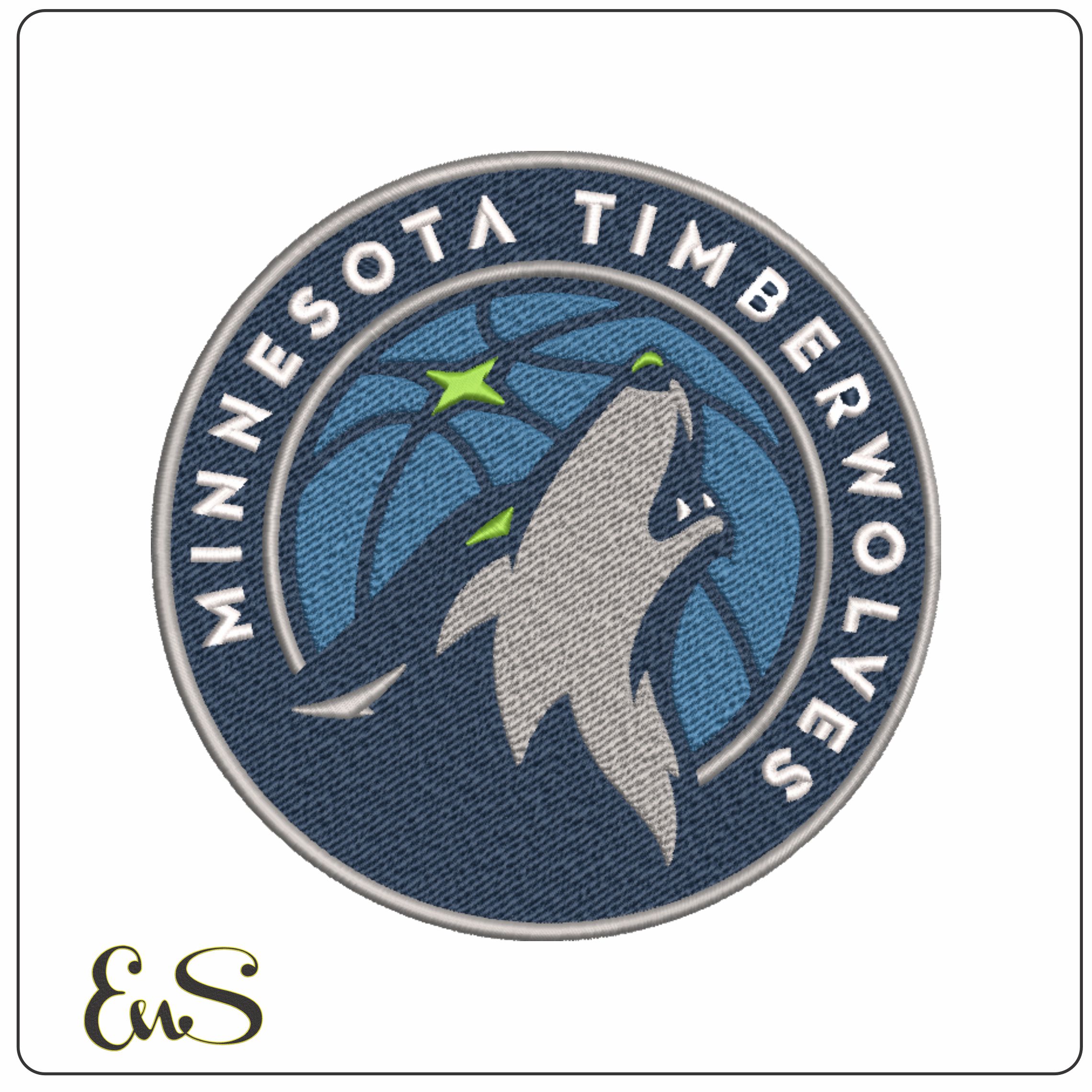 Minnesota Timberwolves NBA Logo  embroidery design -Target Center Arena- embroidery  machine pattern embroidery file - instant download