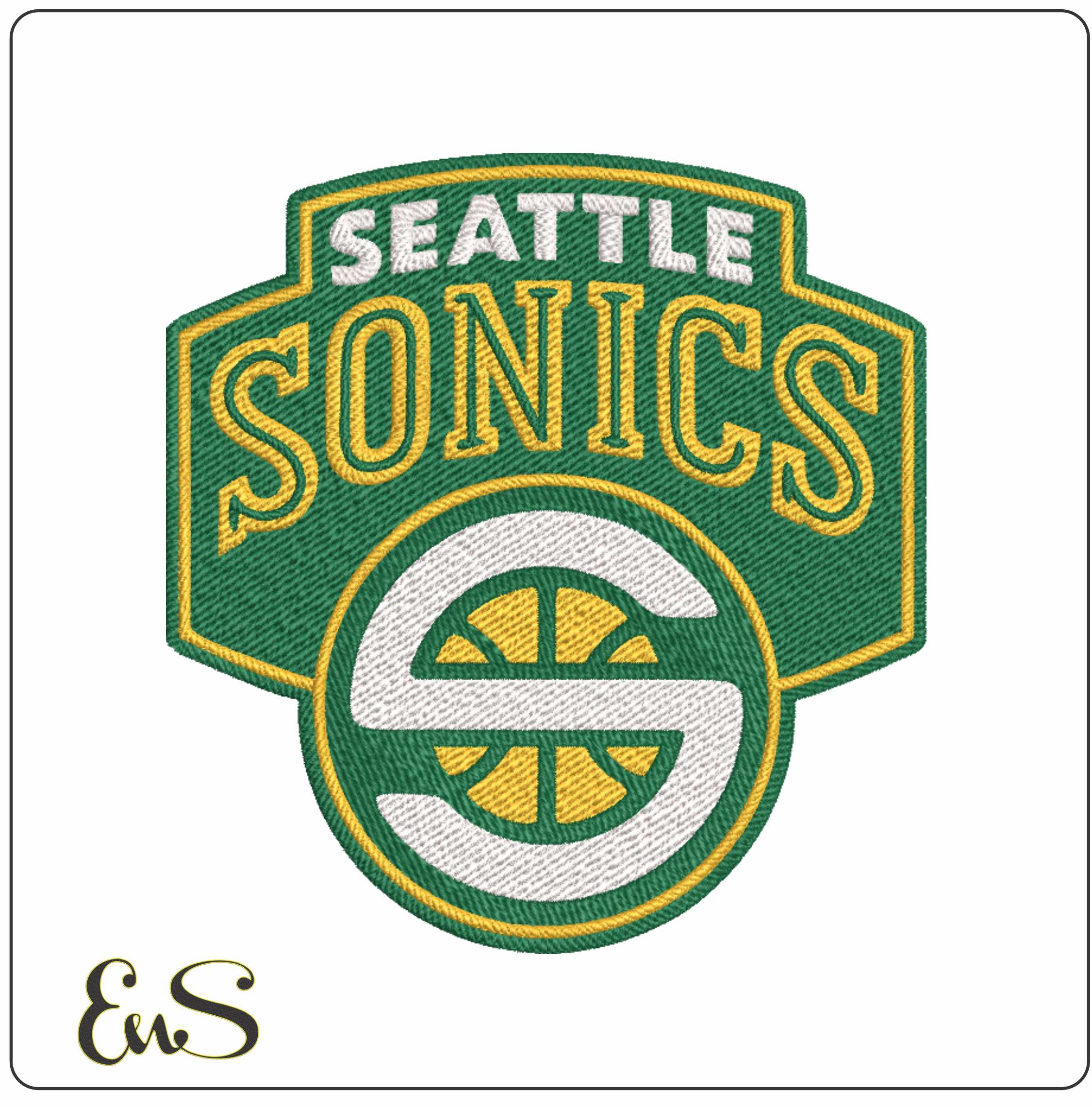 Oklahoma City Thunder 2001 NBA Logo  embroidery design -Paycom Center Arena- embroidery  machine pattern embroidery file - instant download