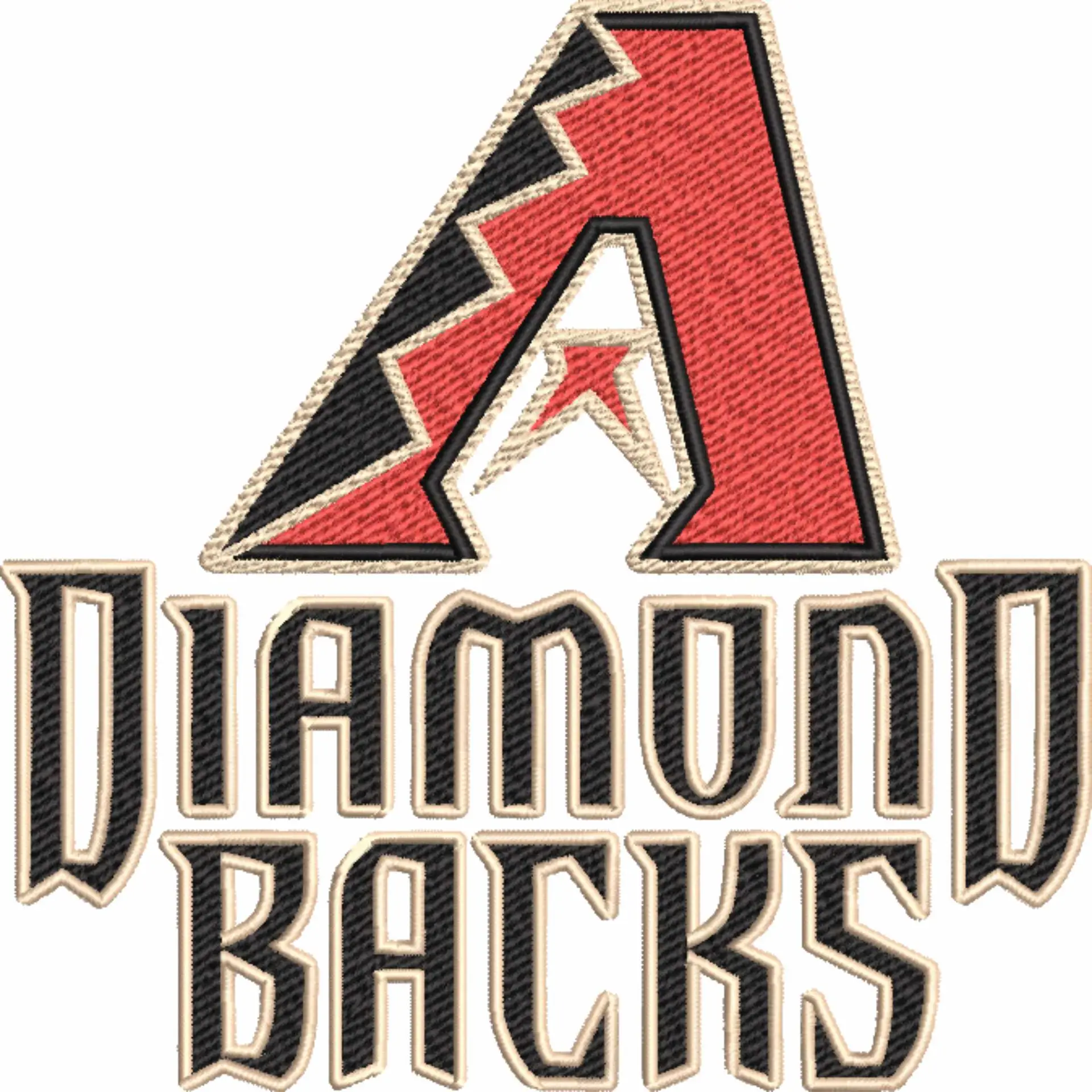 Arizona Diamondbacks 2008 - Major league Baseball logo - MLB embroidery machine pattern embroidery file - instant download