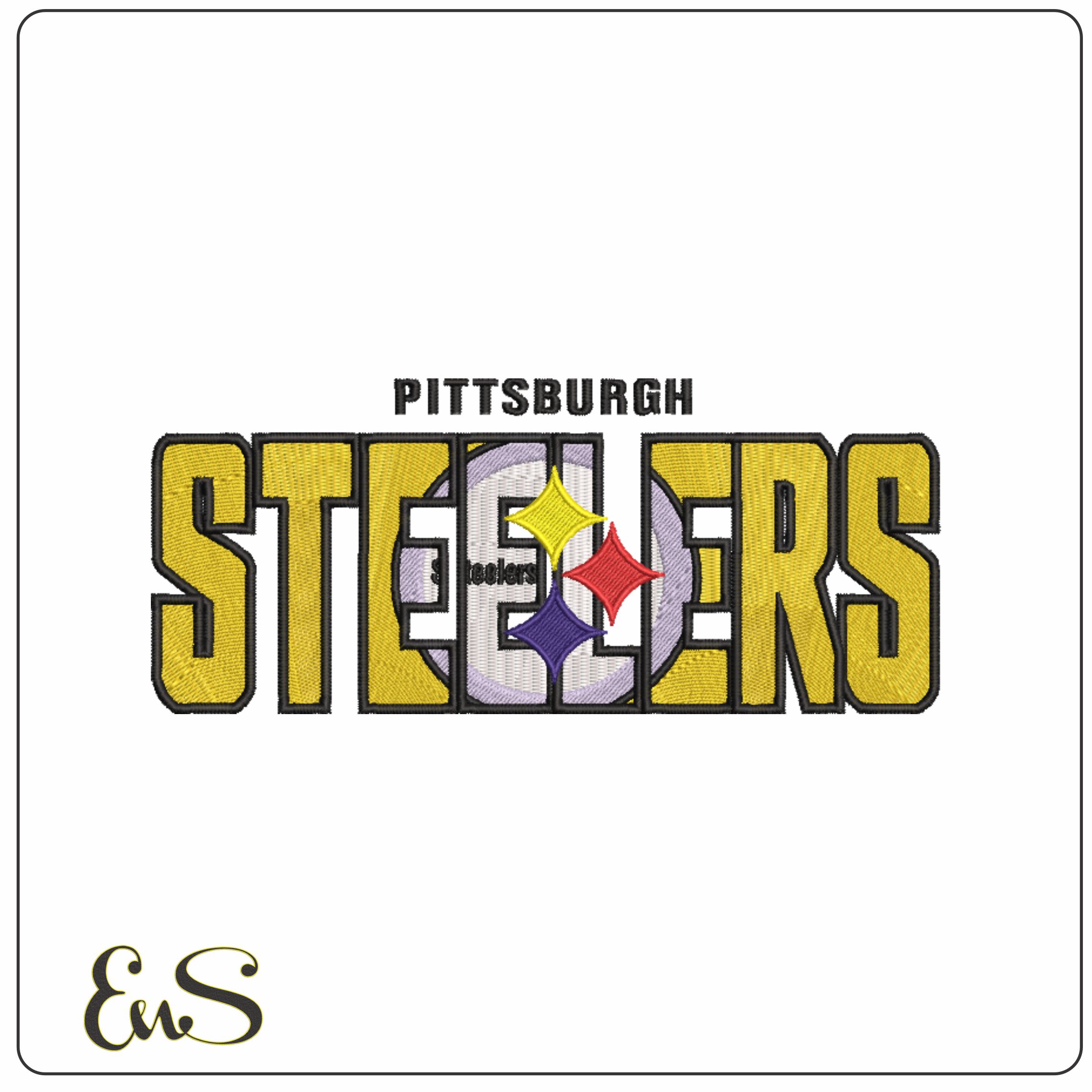 Pittsburgh Steelers Logo Embroidery Design