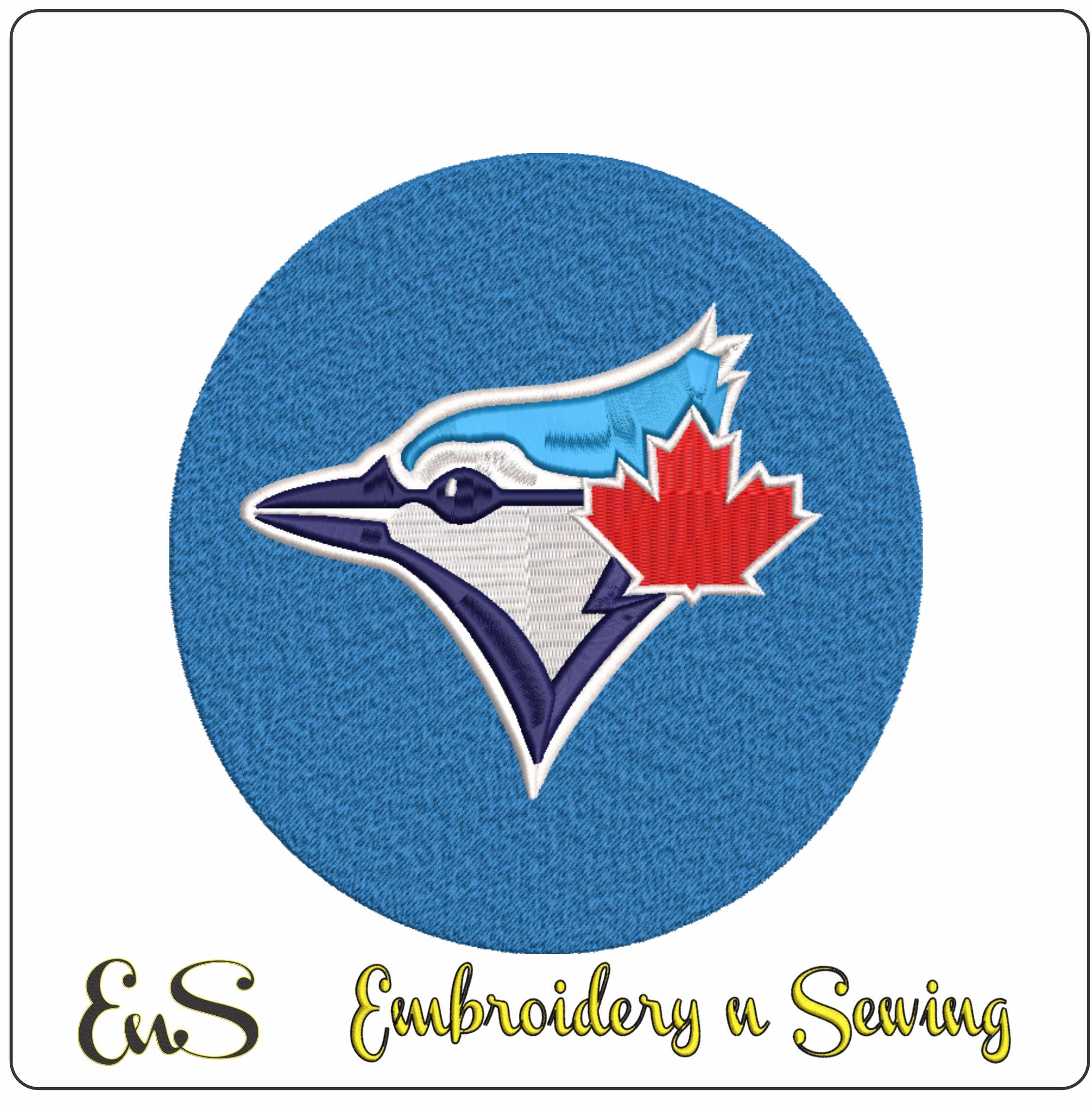 Toronto Blue Jays Emblem Embroidery Design