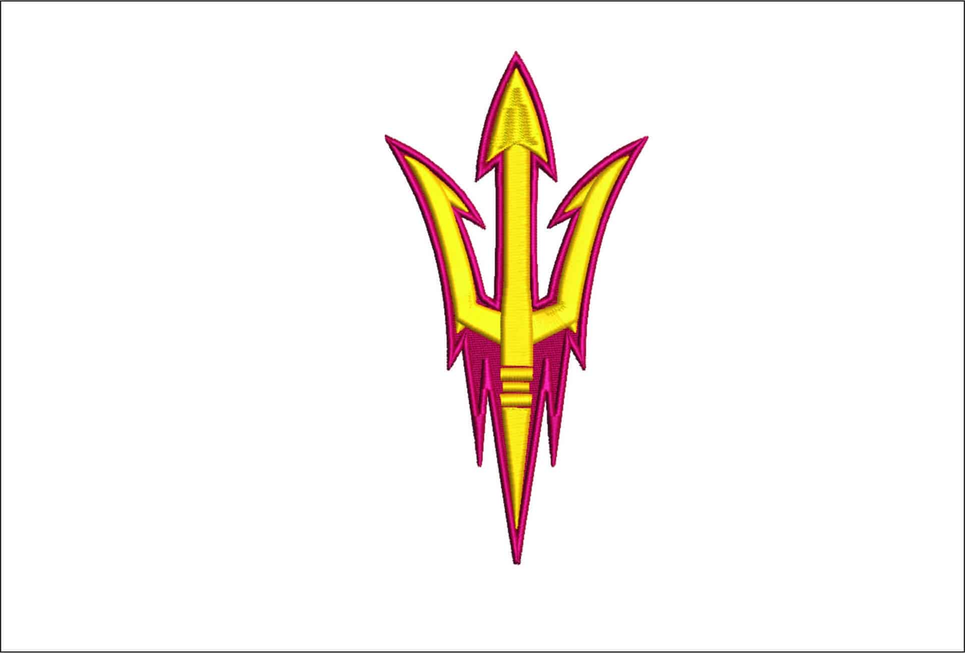 Arizona Sun Devils- Elegant embroidery design file - instant download