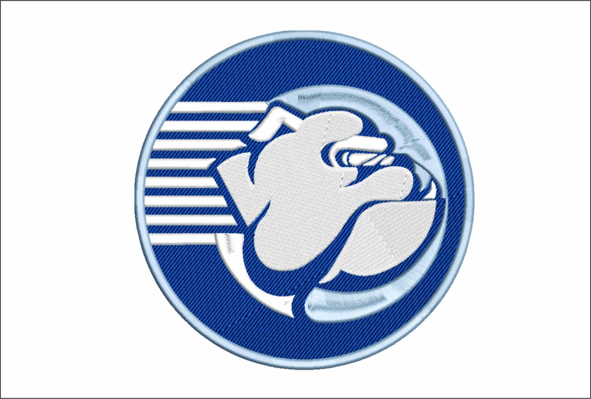 Yale Bulldogs 1995-Elegant embroidery design file - instant download