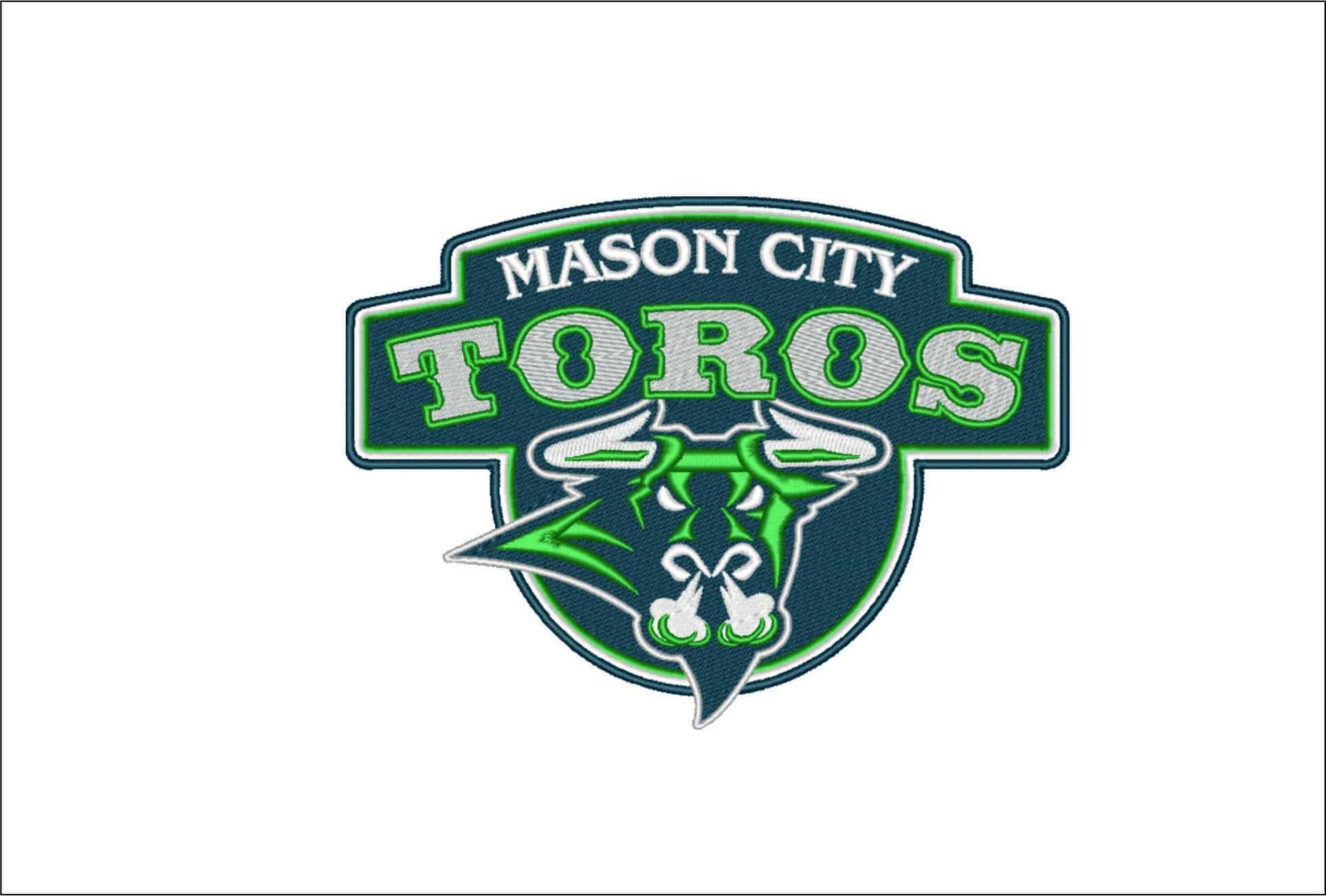 Mason City Toros-Elegant embroidery design file - instant download